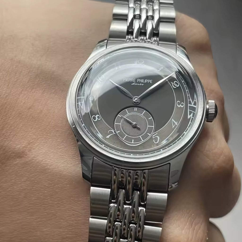 PIERRE PHILIPPE Enamel 1940 Automatic Watch 38mm (Rice Metal Strap)