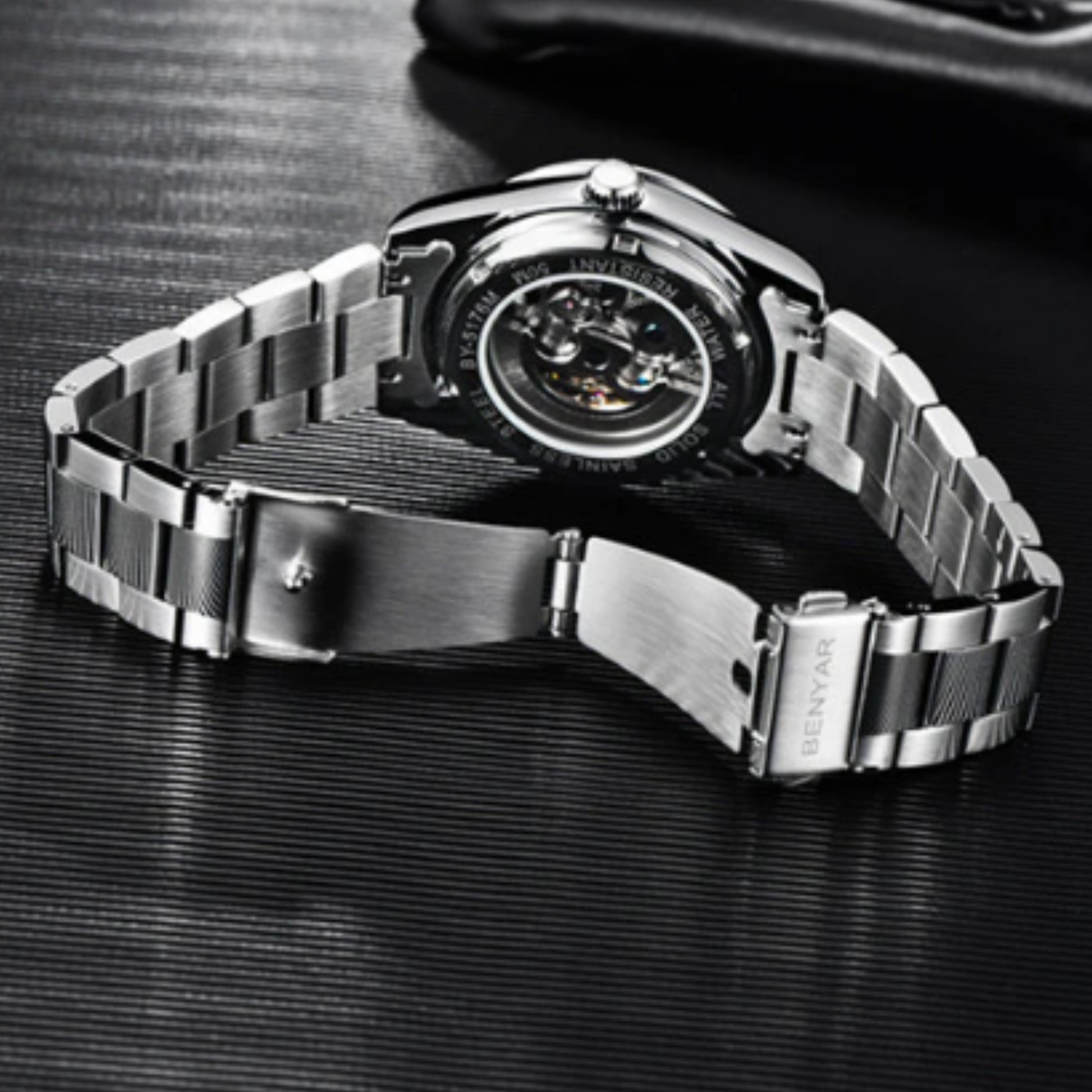 Benyar Latest BY-5176 Minimalistic Luxury Men Automatic Mechanical Watches Waterproof Fashion Watch benyar watches online india dream watches