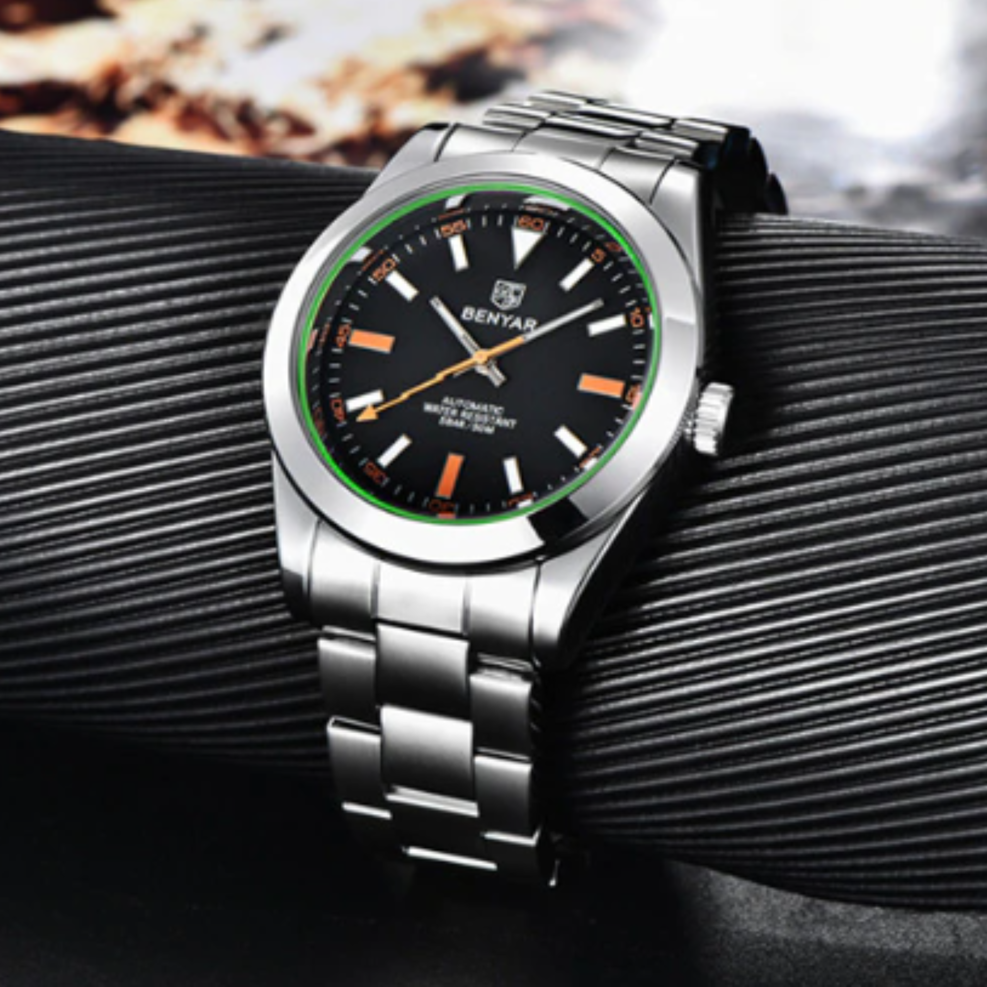 Men's automatic mechanical best sale watch