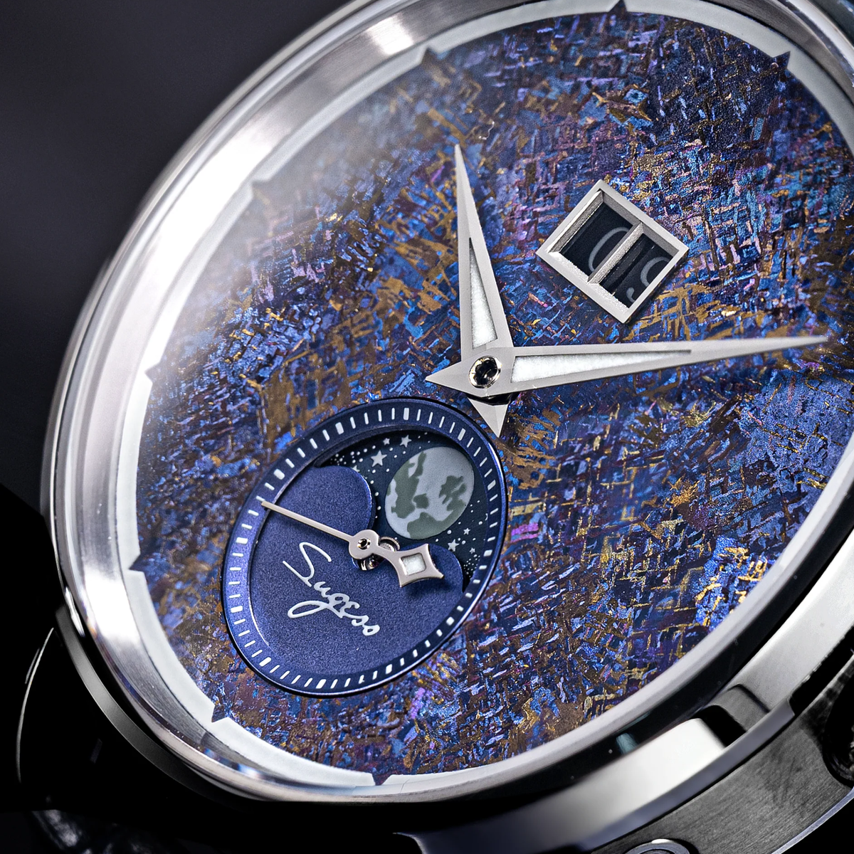 Sugess S401 MoonPhase Master Automatic Deep Blue Dial