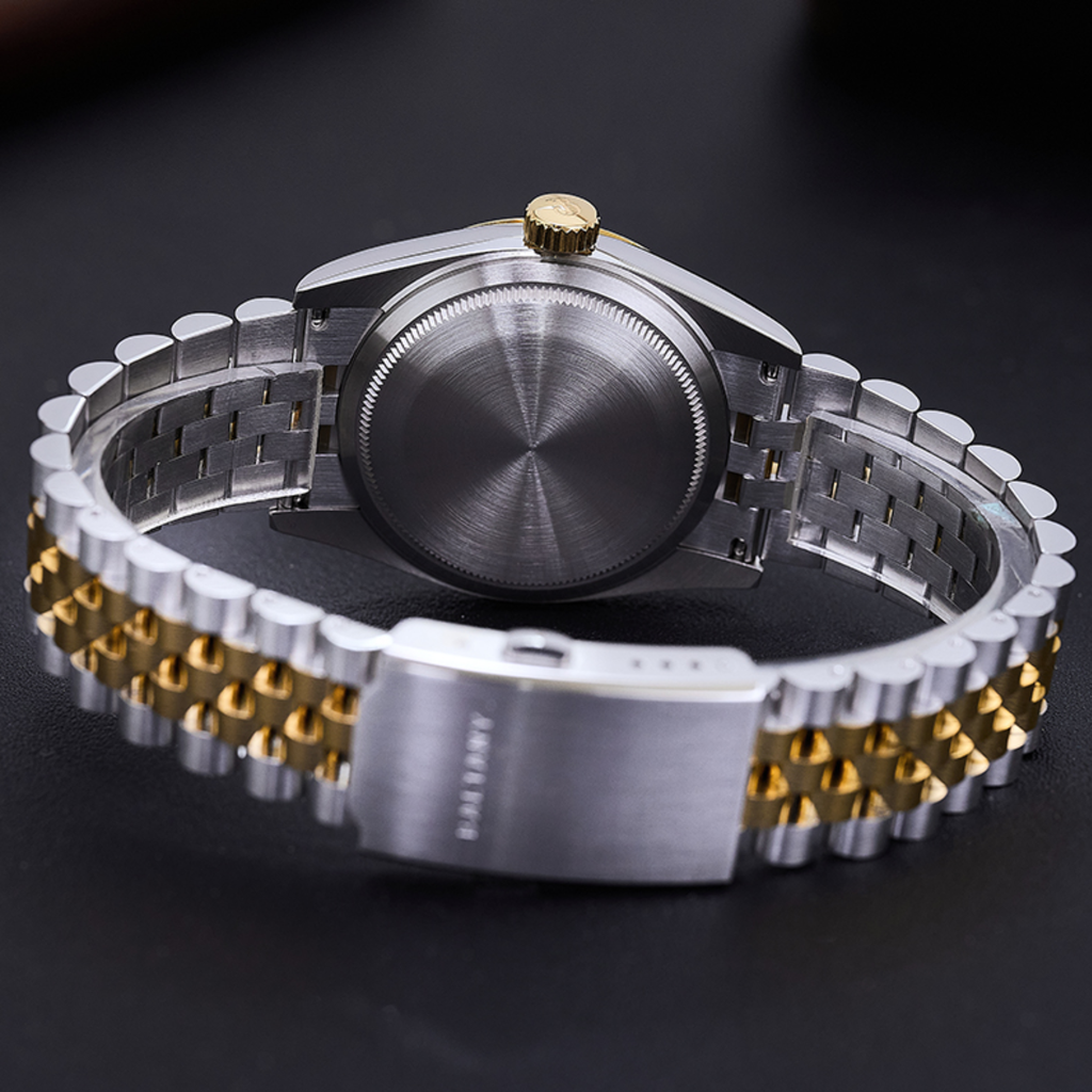 Baltany CZ Gem-Set Hour Markers 36mm DJ Homage S4129