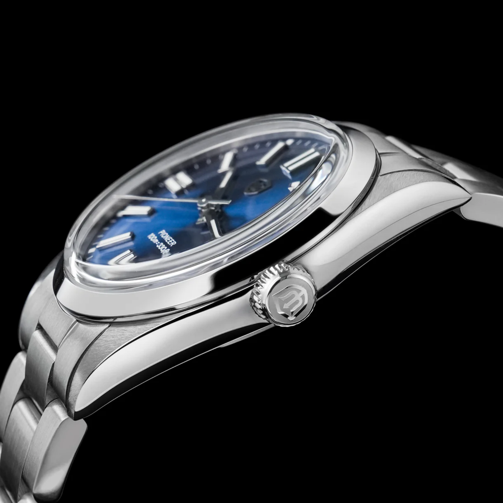 Watchdives WD1016B 37mm Pioneer VH31 Men Watch / Sunburst Blue