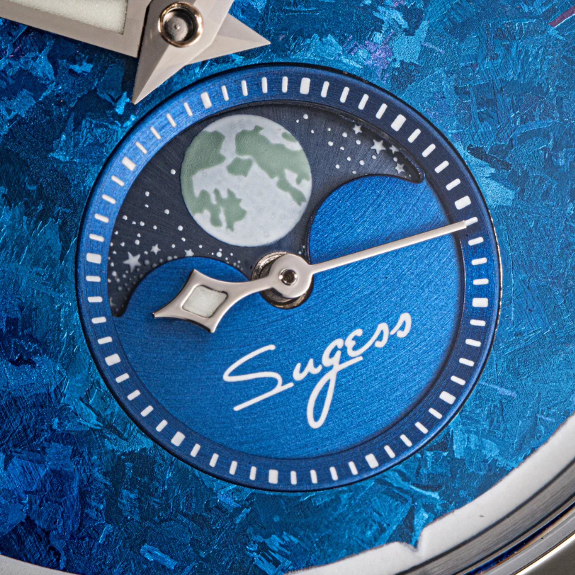 Sugess S401 MoonPhase Master Automatic Stone Star Dust Dial