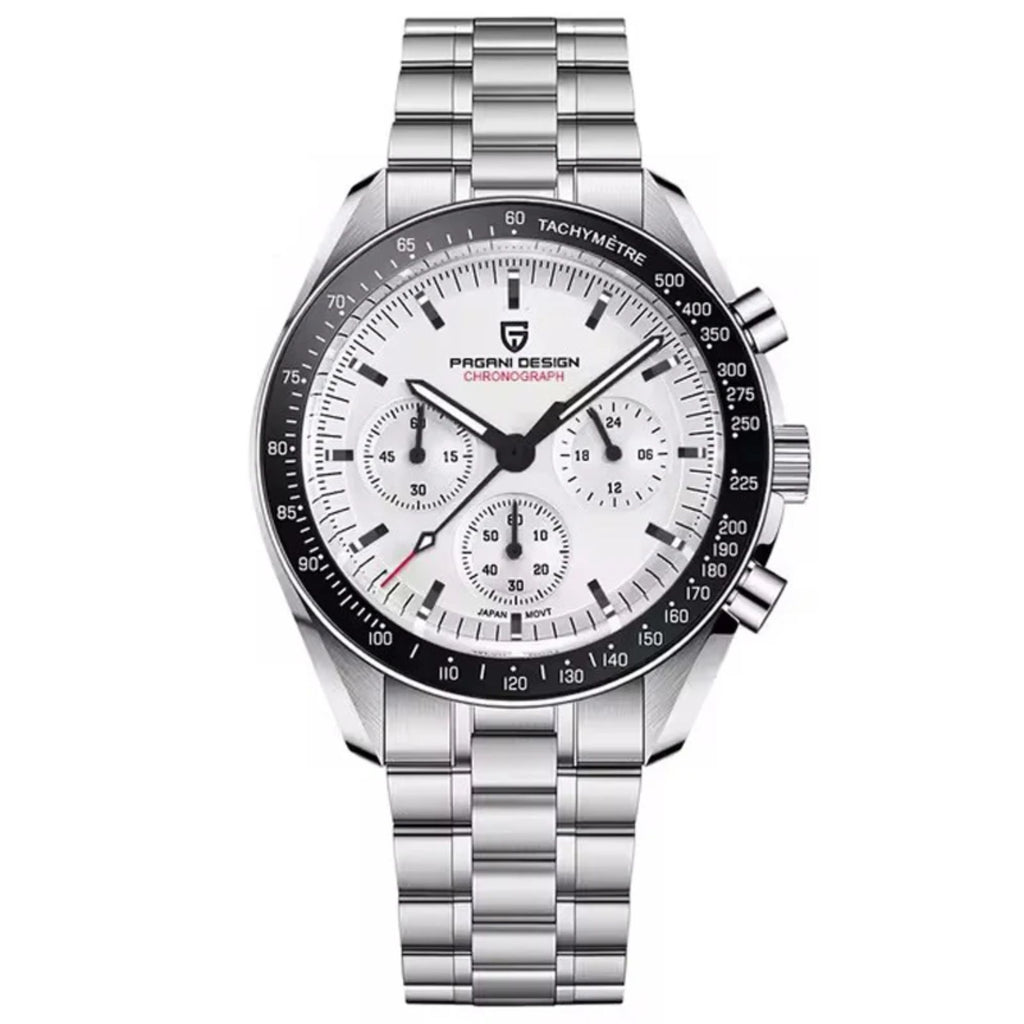 Pagani Design PD-1701 Speedmaster Moonwatch Men's 40mm VK63 Chronograph Quartz Watch