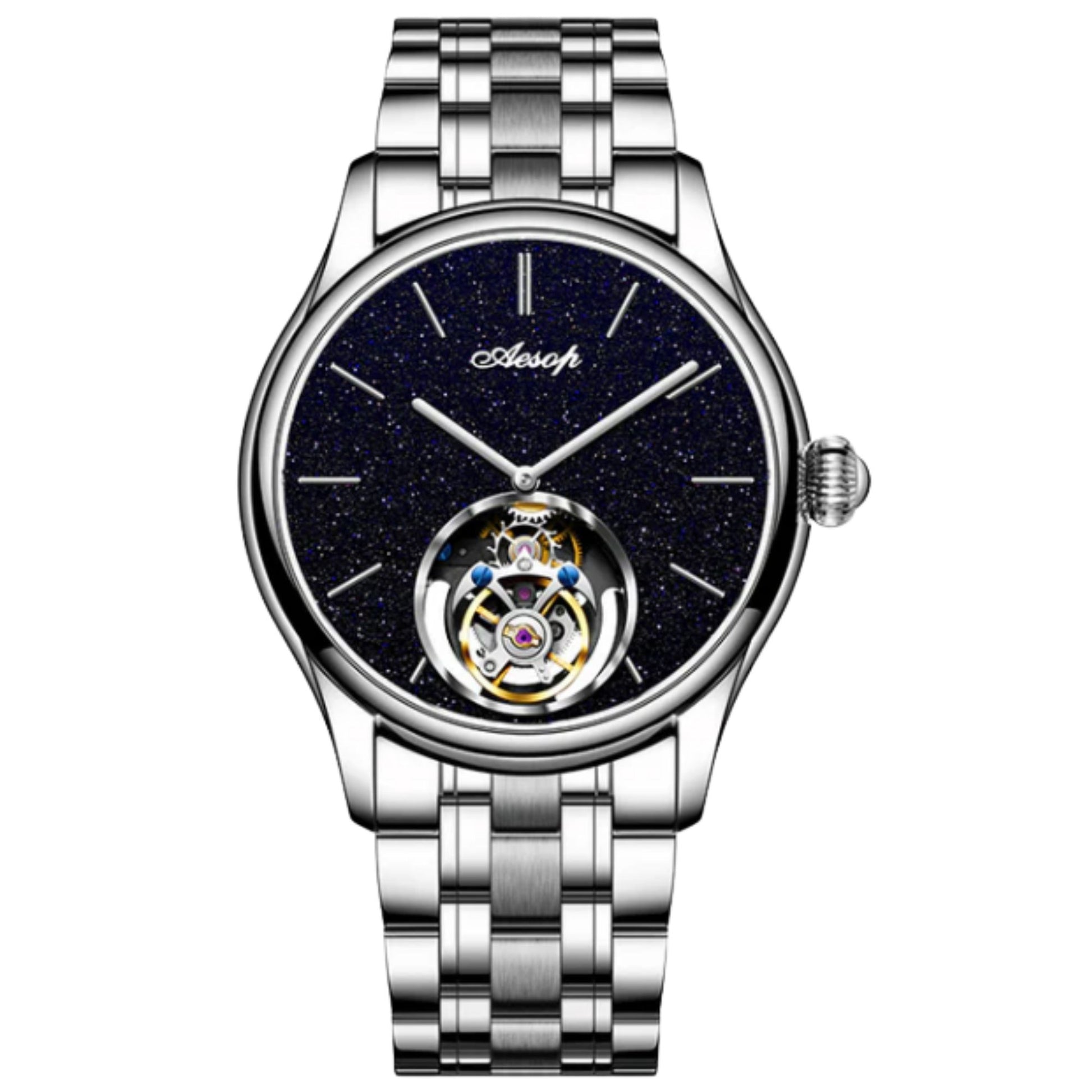 AESOP Original Tourbillon Skeleton Movement Watch 7050