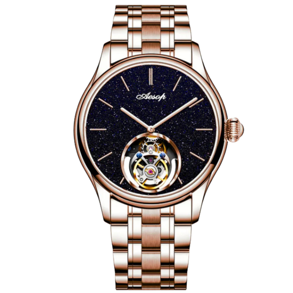 AESOP Original Tourbillon Skeleton Movement Watch 7050