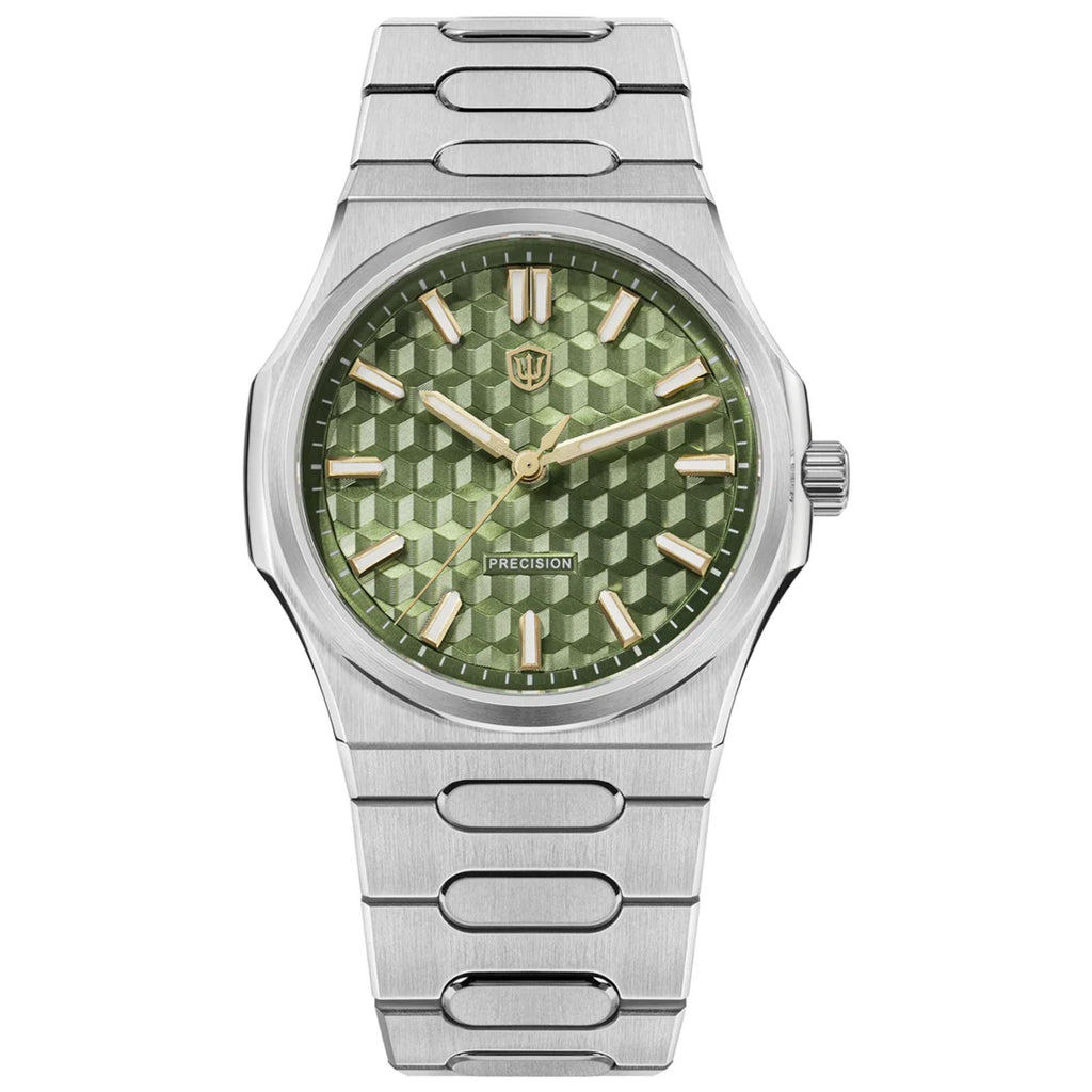 Watchdives Premier WD0016B Square-Block Faceted Dial Original Design