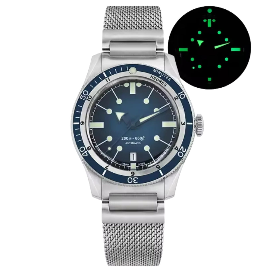 IXDAO 5303 Dive Watch for 40mm GMT Automatic with SW200 Movement