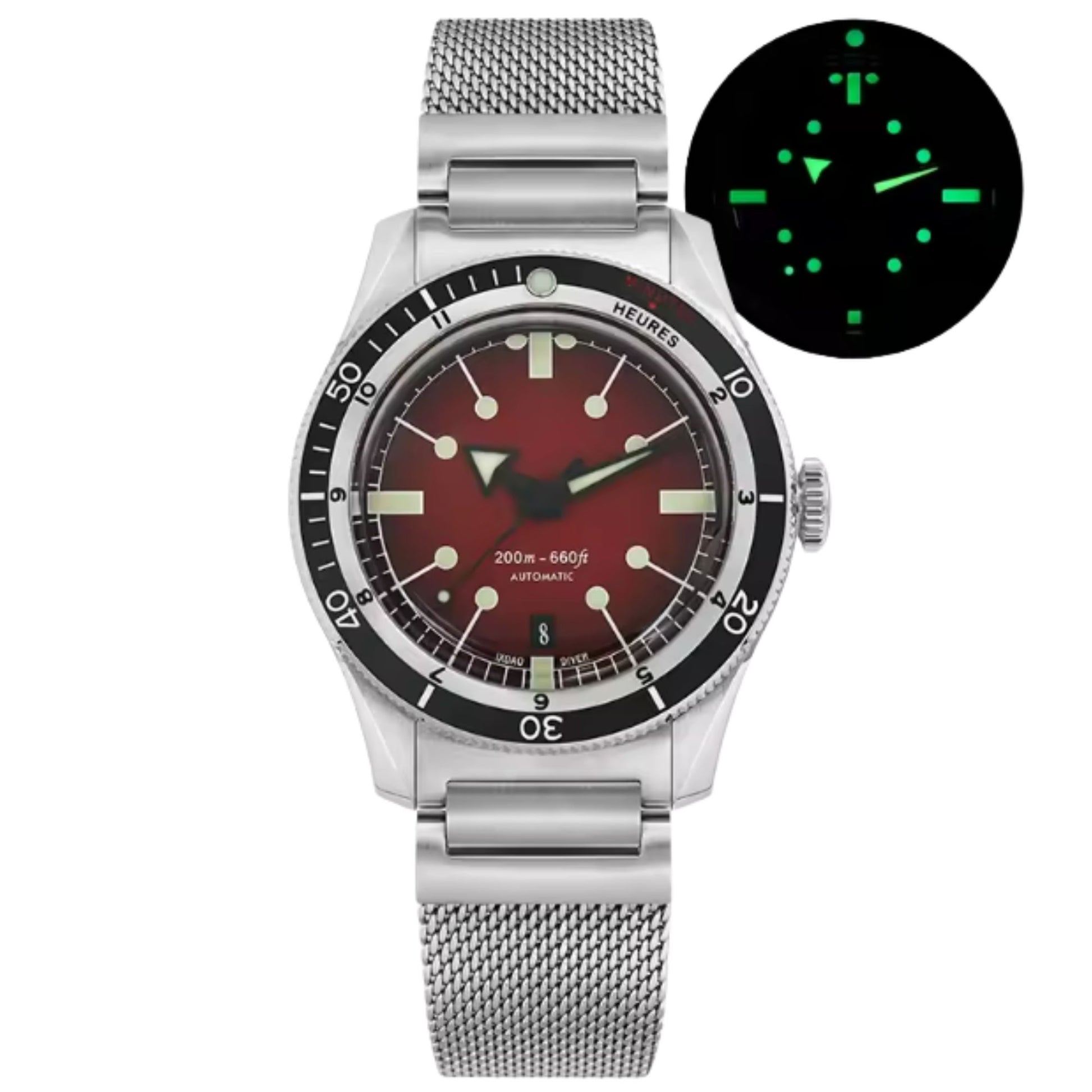 IXDAO 5303 Dive Watch for 40mm GMT Automatic with ETA-2824 Movement