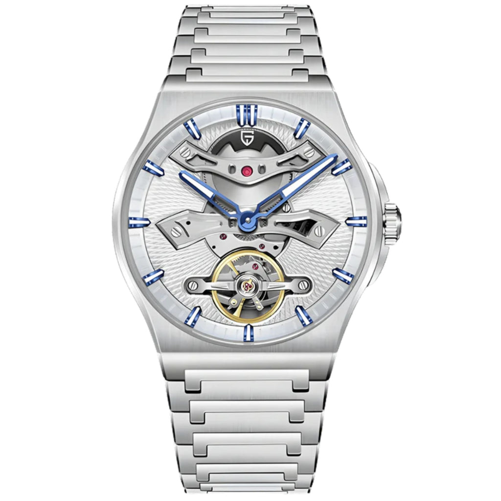 PAGANI DESIGN PD-YS028 Automatic Watch Unique Stainless Steel Mechanical Wrist Watch for Men