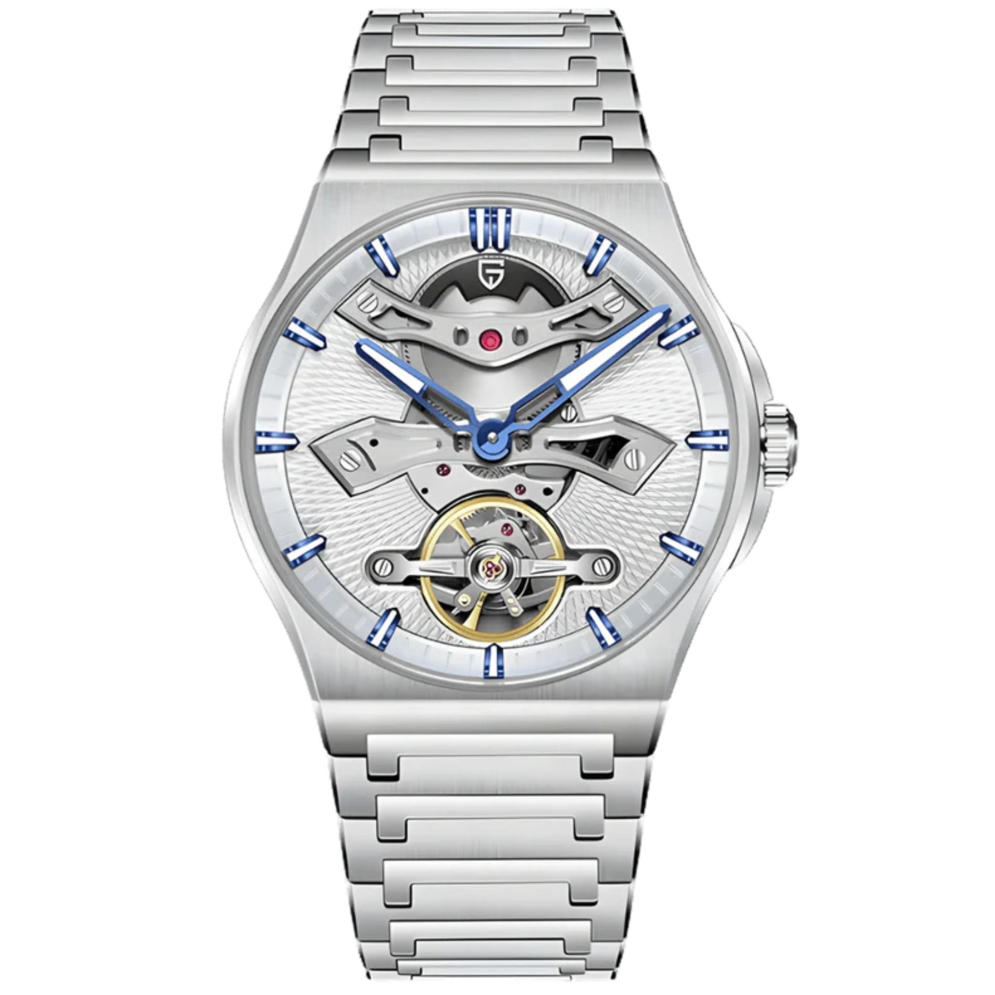 PAGANI DESIGN PD-YS028 Automatic Watch Unique Stainless Steel Mechanical Wrist Watch for Men