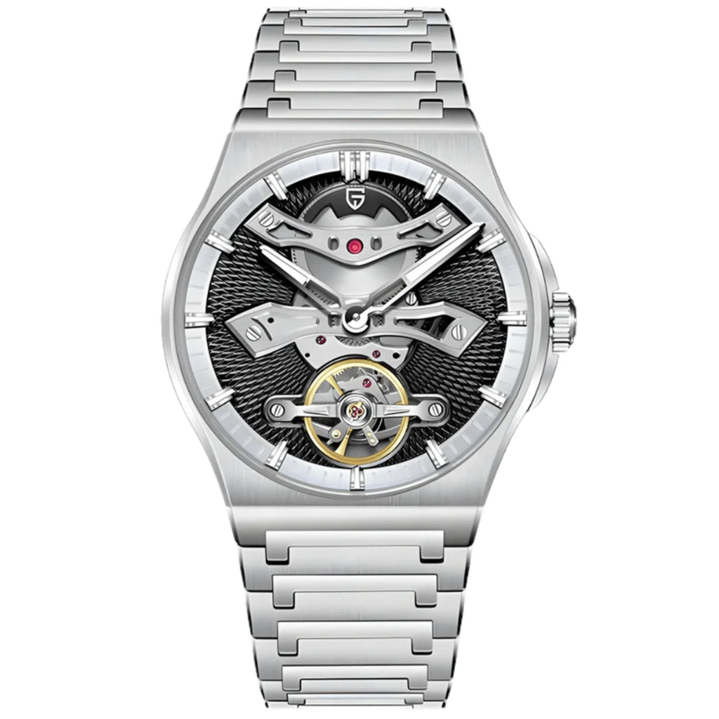 PAGANI DESIGN PD-YS028 Automatic Watch Unique Stainless Steel Mechanical Wrist Watch for Men