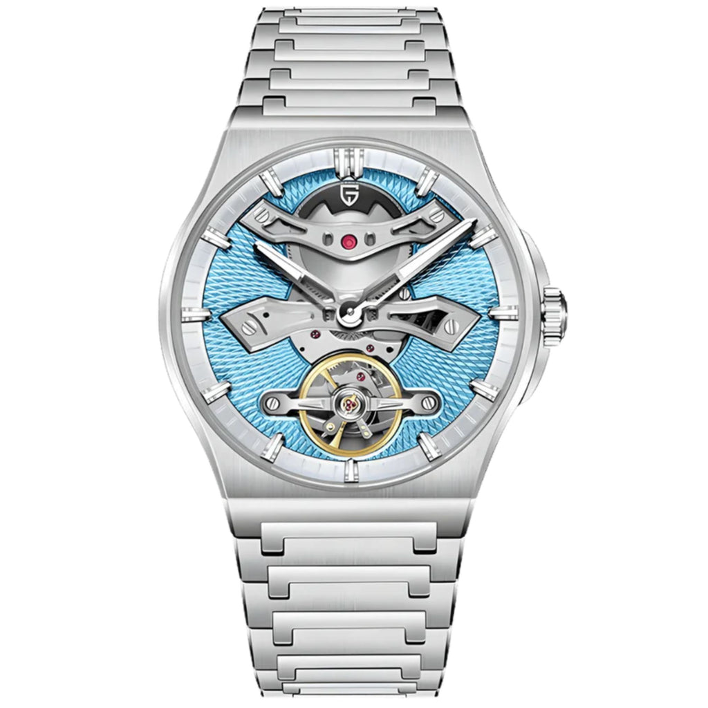 PAGANI DESIGN PD-YS028 Automatic Watch Unique Stainless Steel Mechanical Wrist Watch for Men