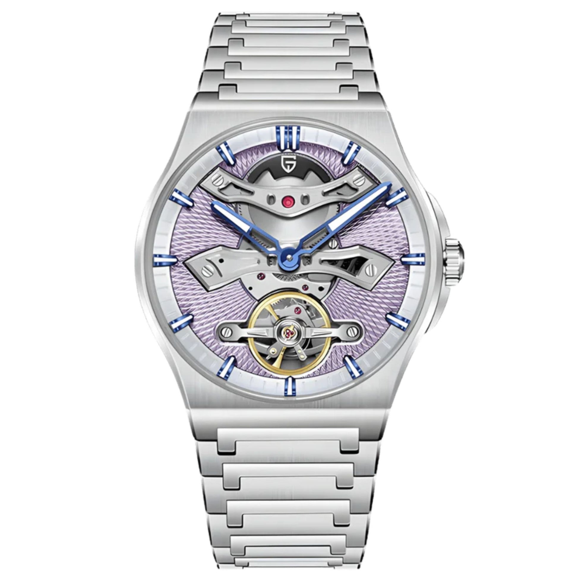 PAGANI DESIGN PD-YS028 Automatic Watch Unique Stainless Steel Mechanical Wrist Watch for Men