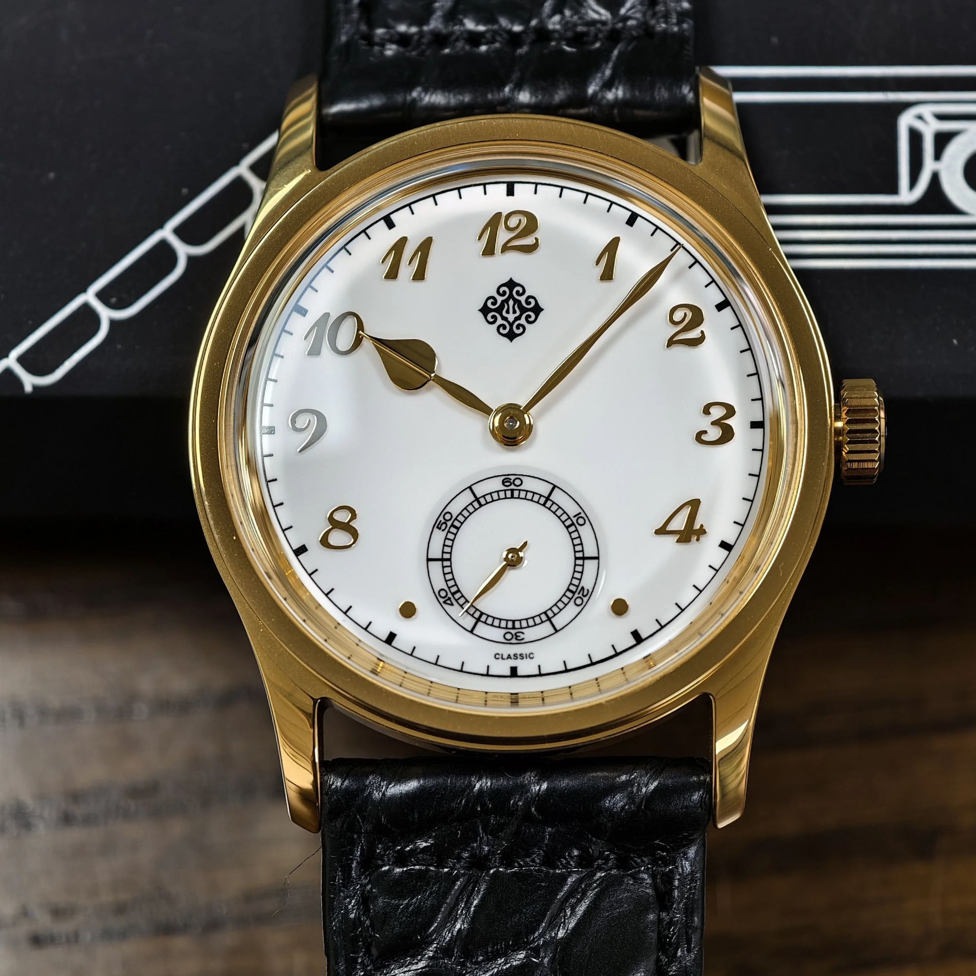 IX&DAO IPOSE Men's Formal Quartz Watches Sapphire Stainless Steel 5Bar Retro JDX06S