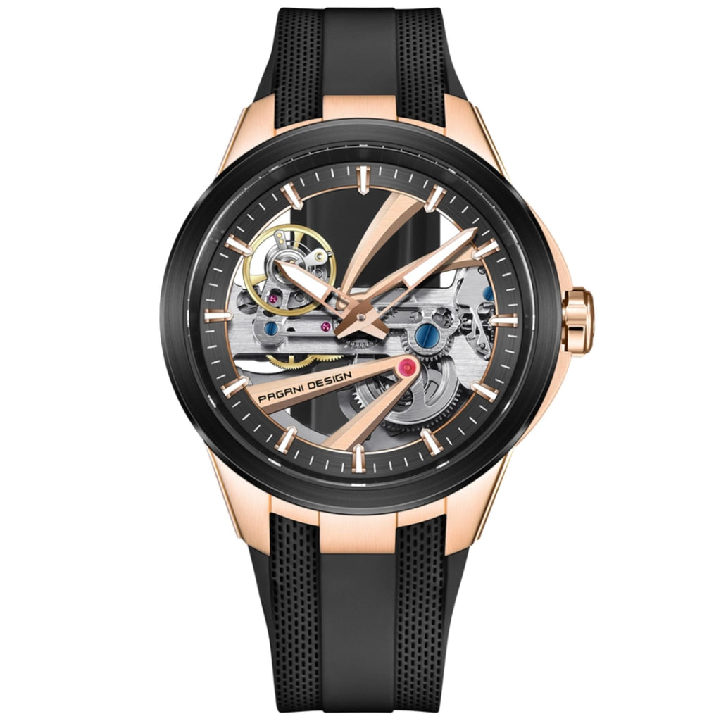 PAGANI DESIGN PD-YS030 Skeleton Automatic Men's Watch, Sapphire with AR AF Coating