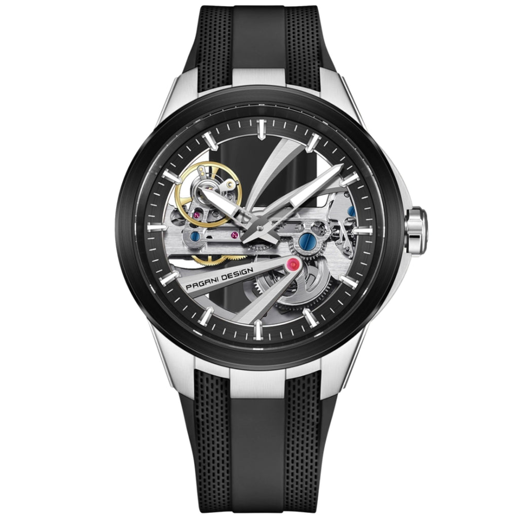 PAGANI DESIGN PD-YS030 Skeleton Automatic Men's Watch, Sapphire with AR AF Coating