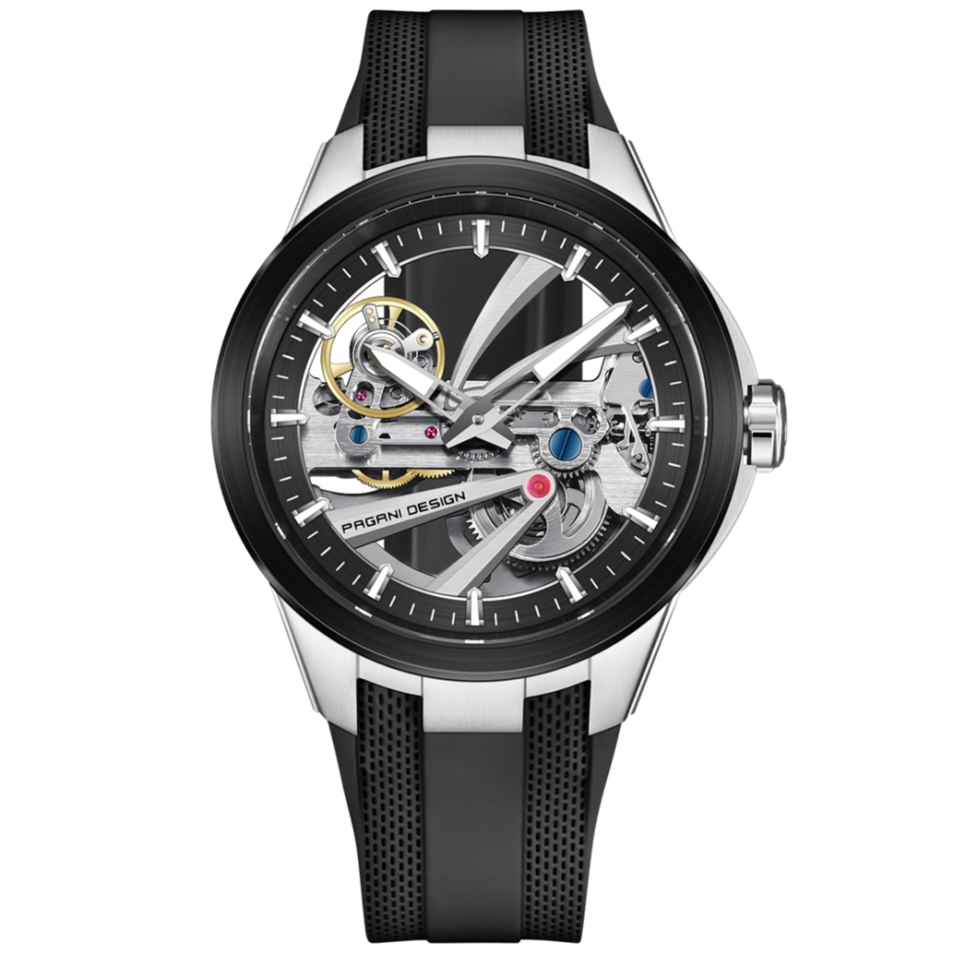PAGANI DESIGN PD-YS030 Skeleton Automatic Men's Watch, Sapphire with AR AF Coating