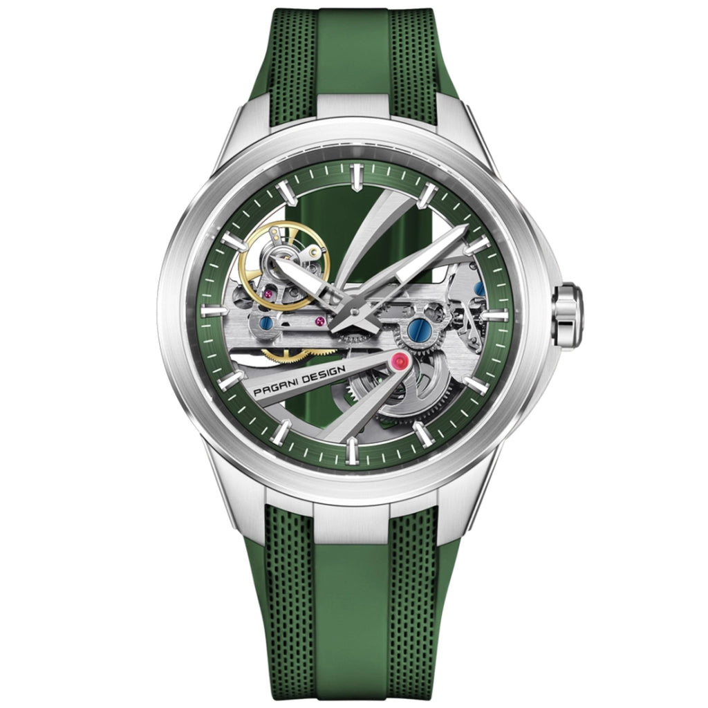 PAGANI DESIGN PD-YS030 Skeleton Automatic Men's Watch, Sapphire with AR AF Coating