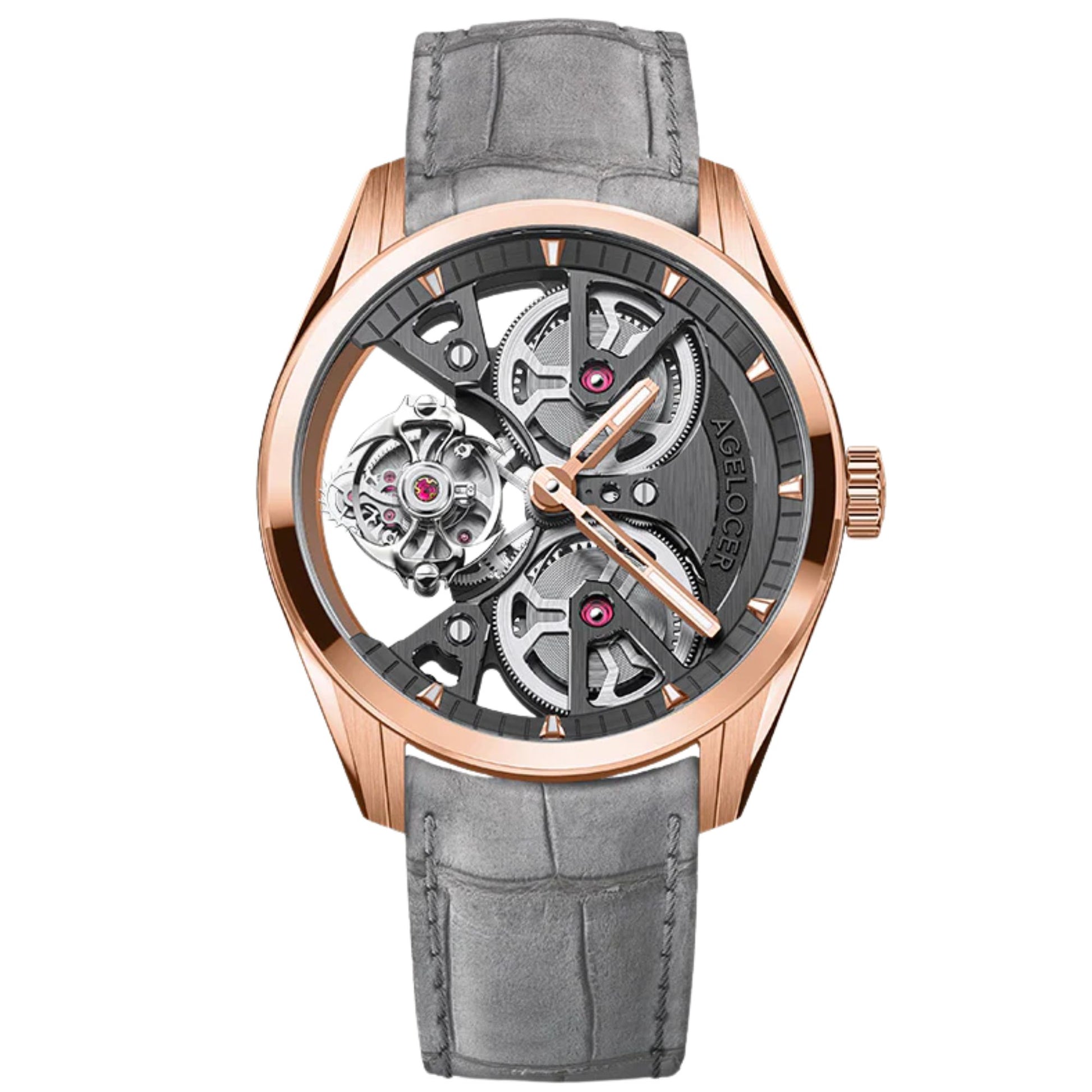AGELOCER Free-sprung Balance Manta Tourbillon Watch