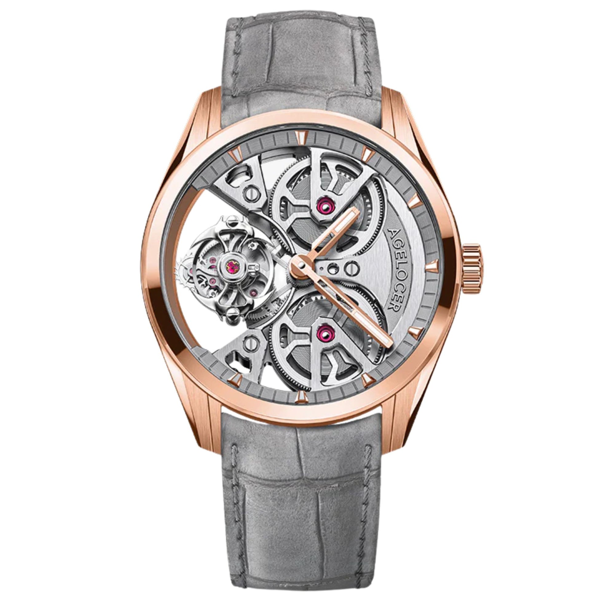 AGELOCER Free-sprung Balance Manta Tourbillon Watch