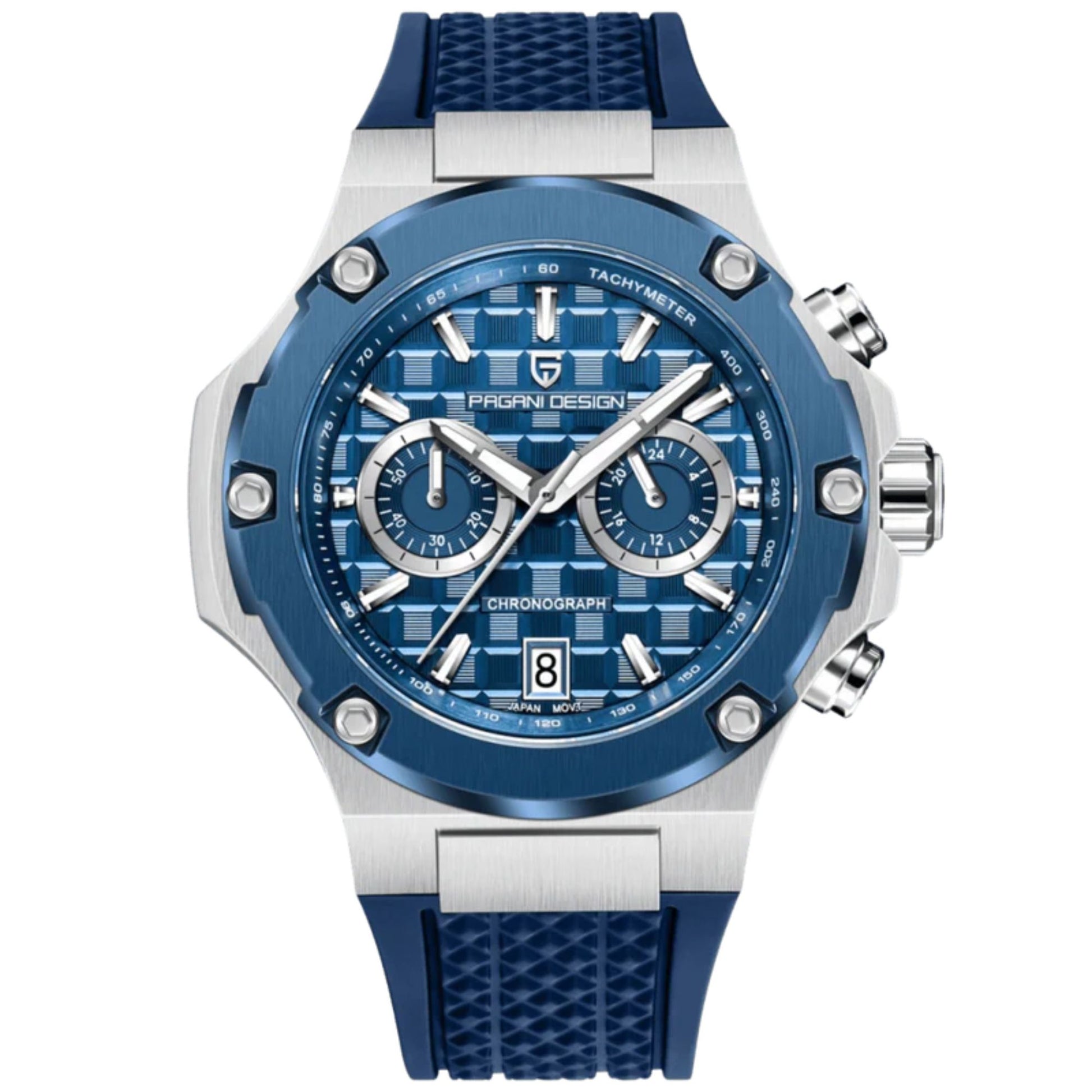 Pagani Design PD-YS032 Men's Sports Quartz Watch Chronograph Sapphire 100M Waterproof