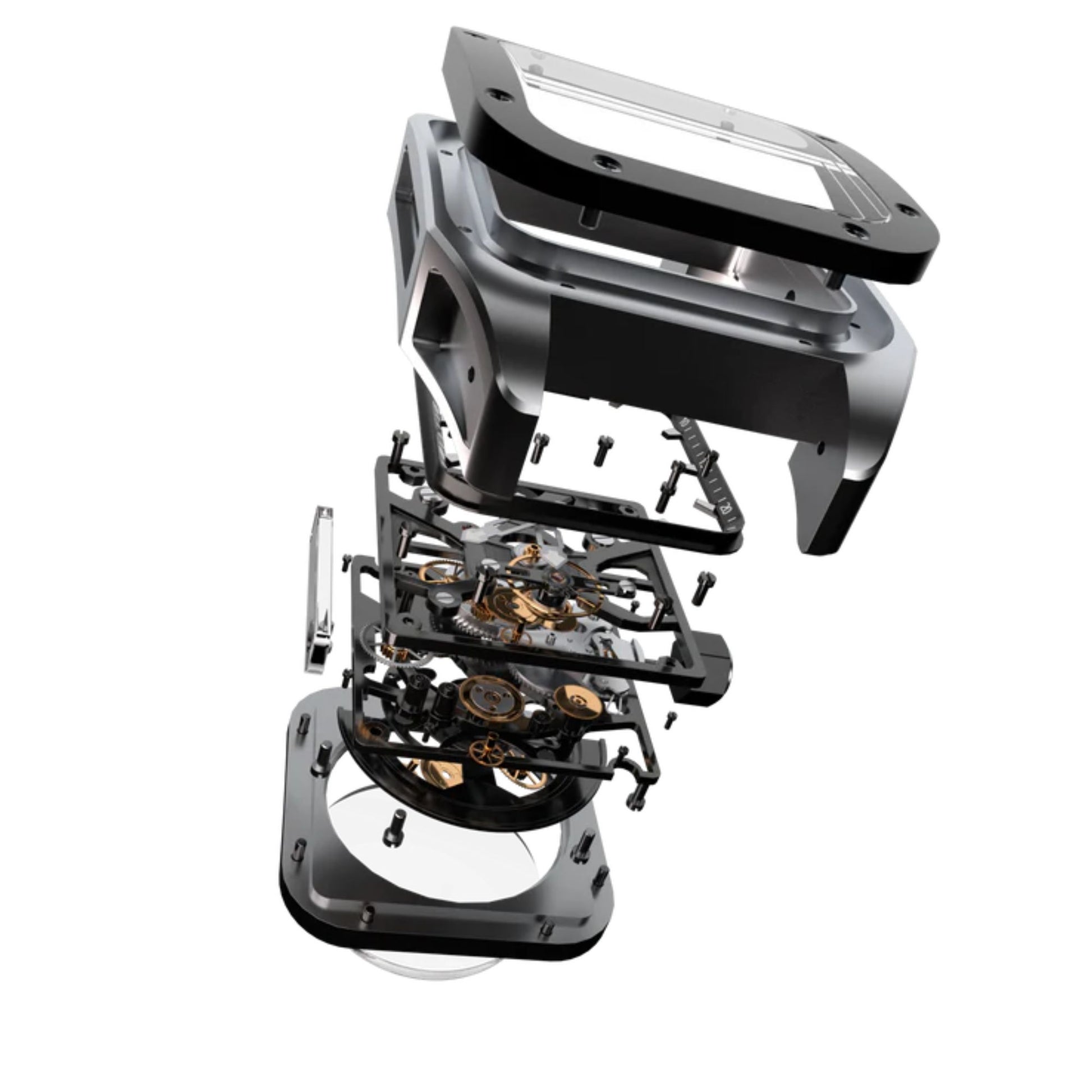 BODERRY STORM - Square Automatic Titanium Watch | A10T-04