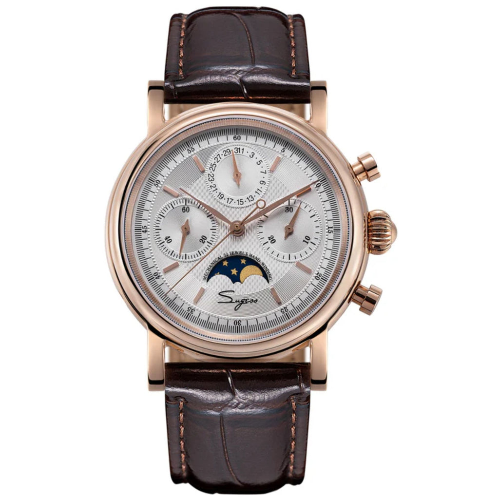 MoonPhase Master S394 (SU1908GK/X) Rose Gold Case White Dial