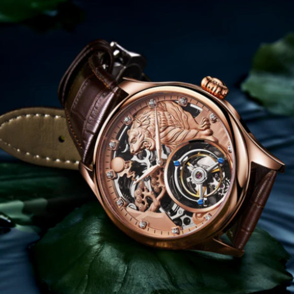 AESOP Zodiac Tourbillon Tiger Watch 7013