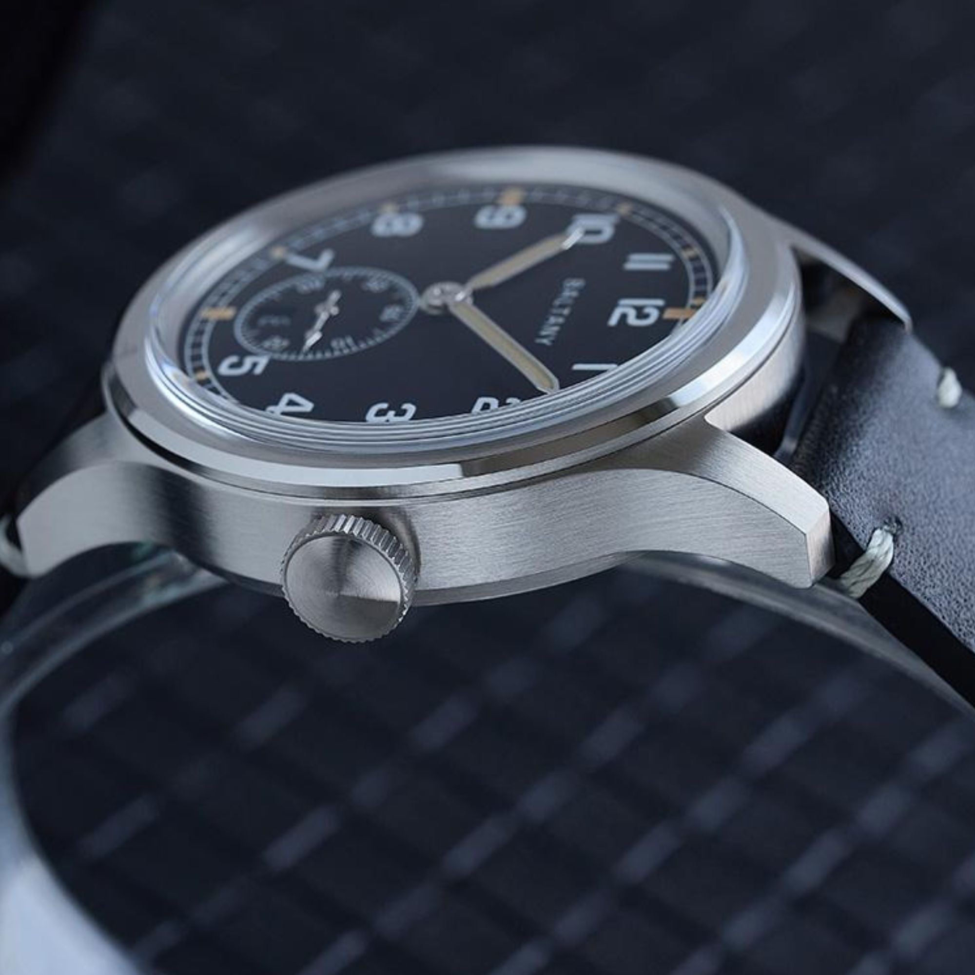 Baltany Retro 39mm Dirty Dozen Date Field Watch S2081