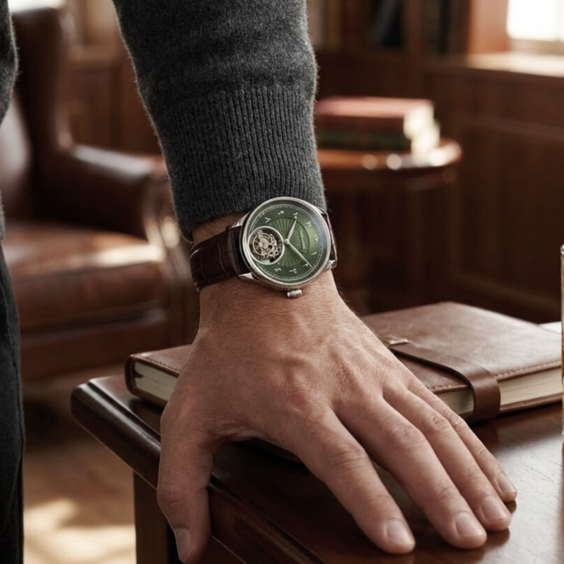 MEDALLION | The Grand Tourbillon Emerald Arabic