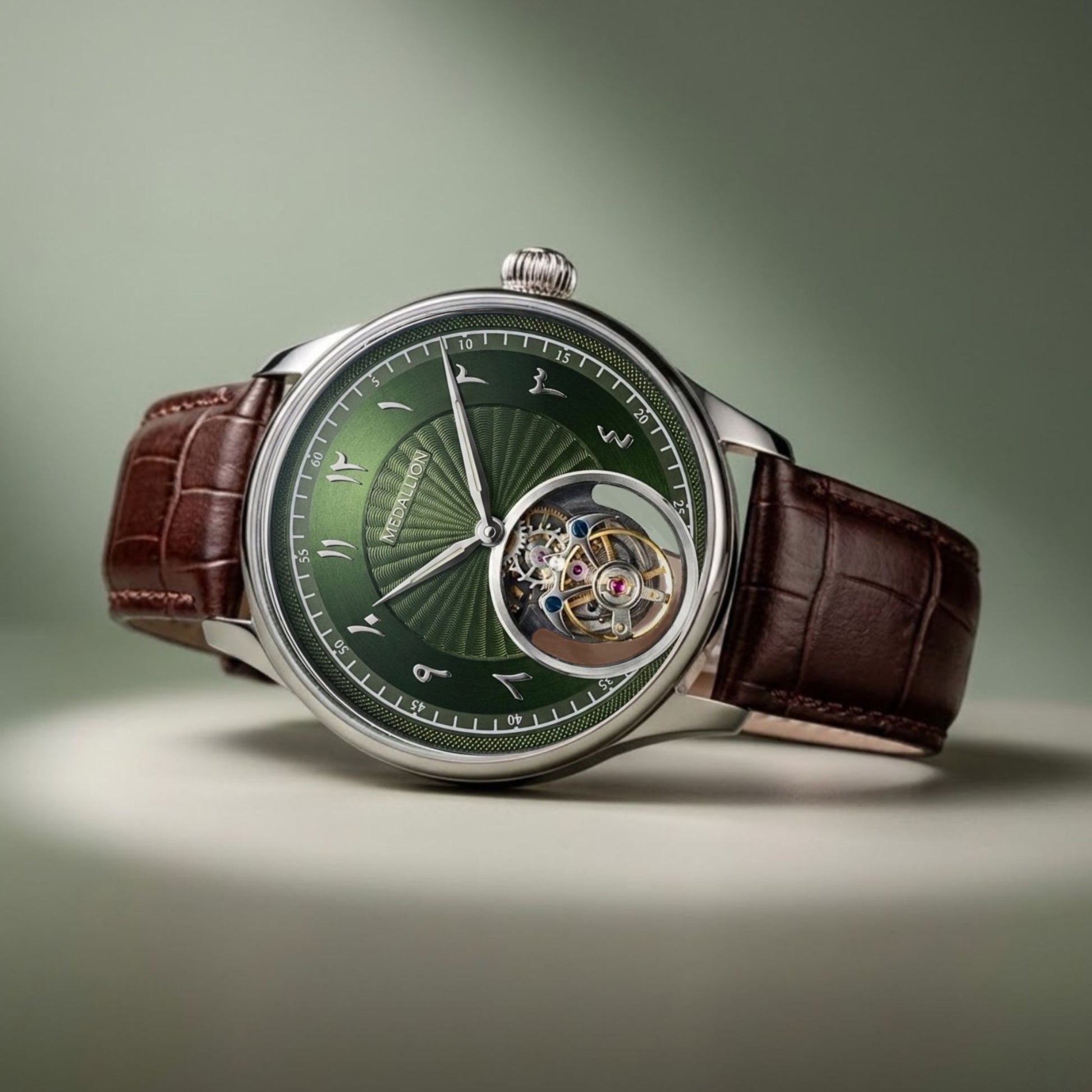 MEDALLION | The Grand Tourbillon Emerald Arabic