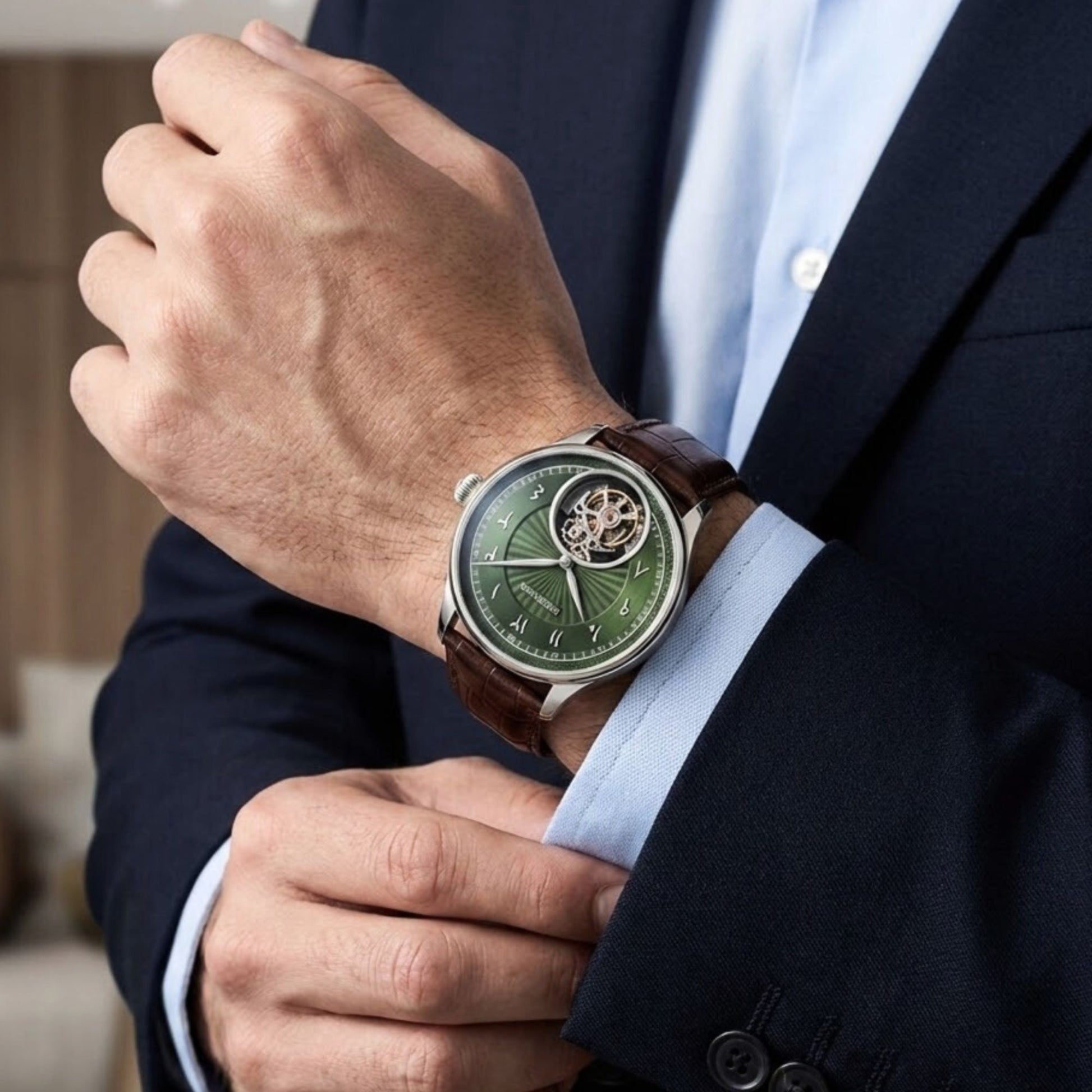 MEDALLION | The Grand Tourbillon Emerald Arabic