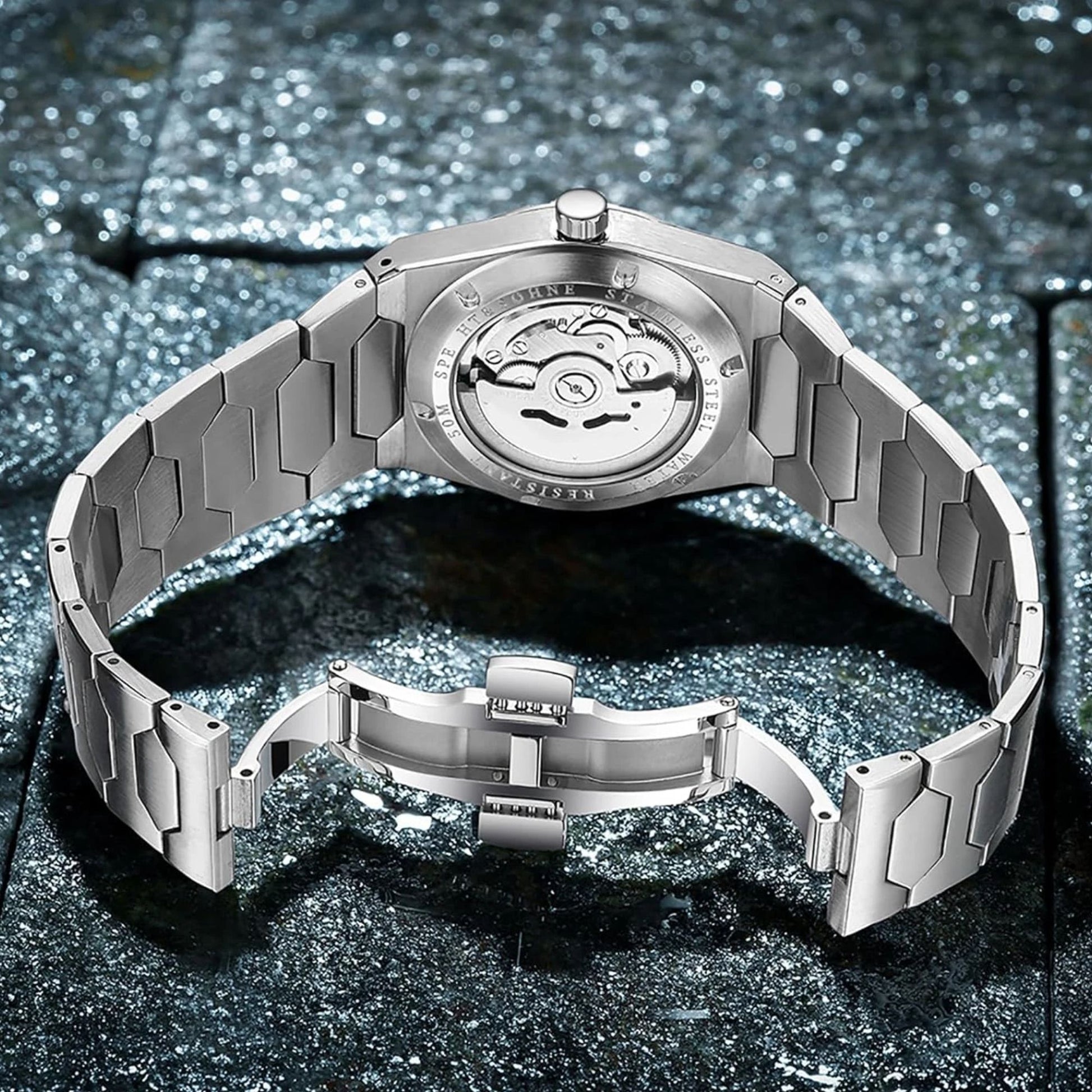 Specht & Söhne Men's 37mm Automatic Watch with Sapphire Crystal & Waterproof