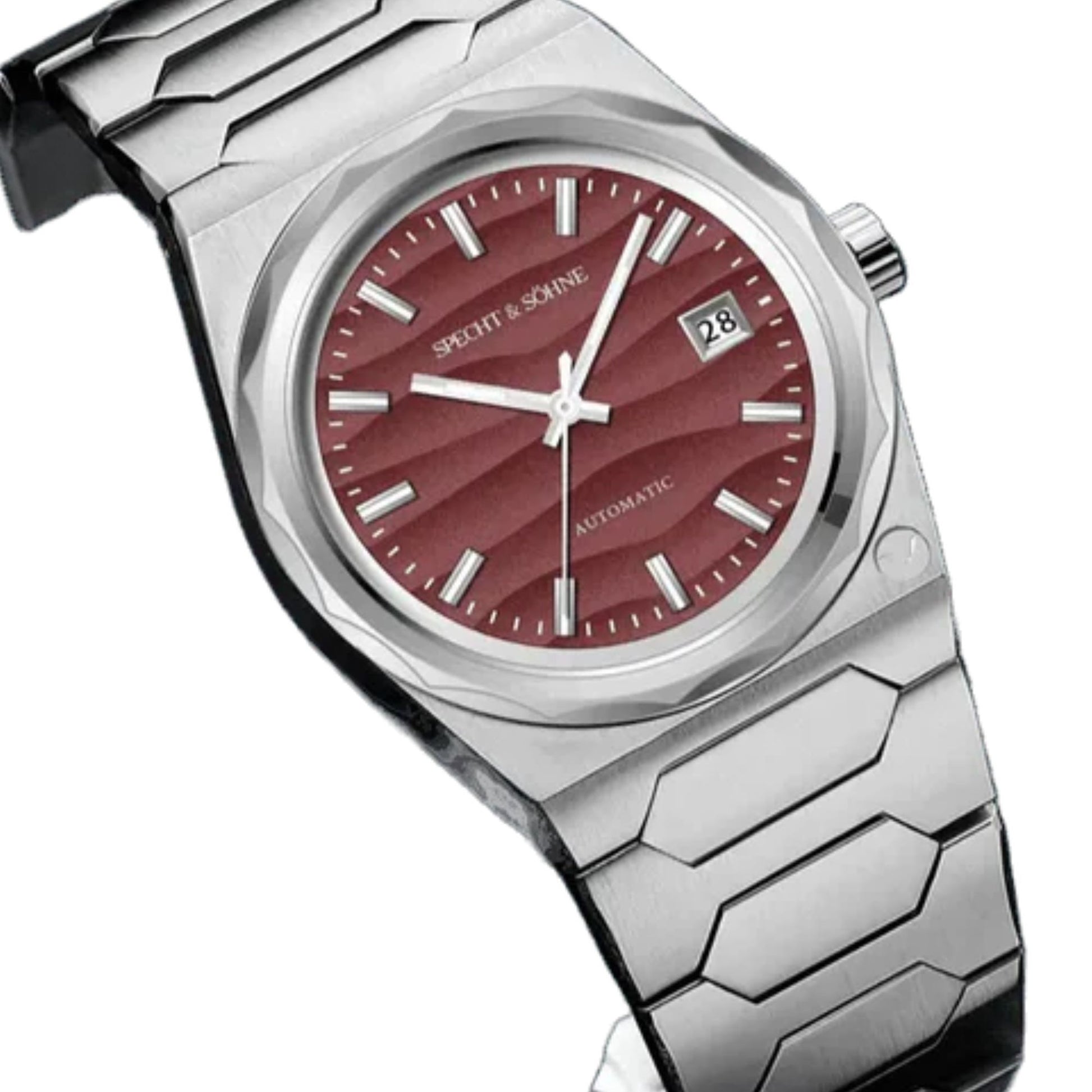 Specht & Söhne Men's 37mm Automatic Watch with Sapphire Crystal & Waterproof