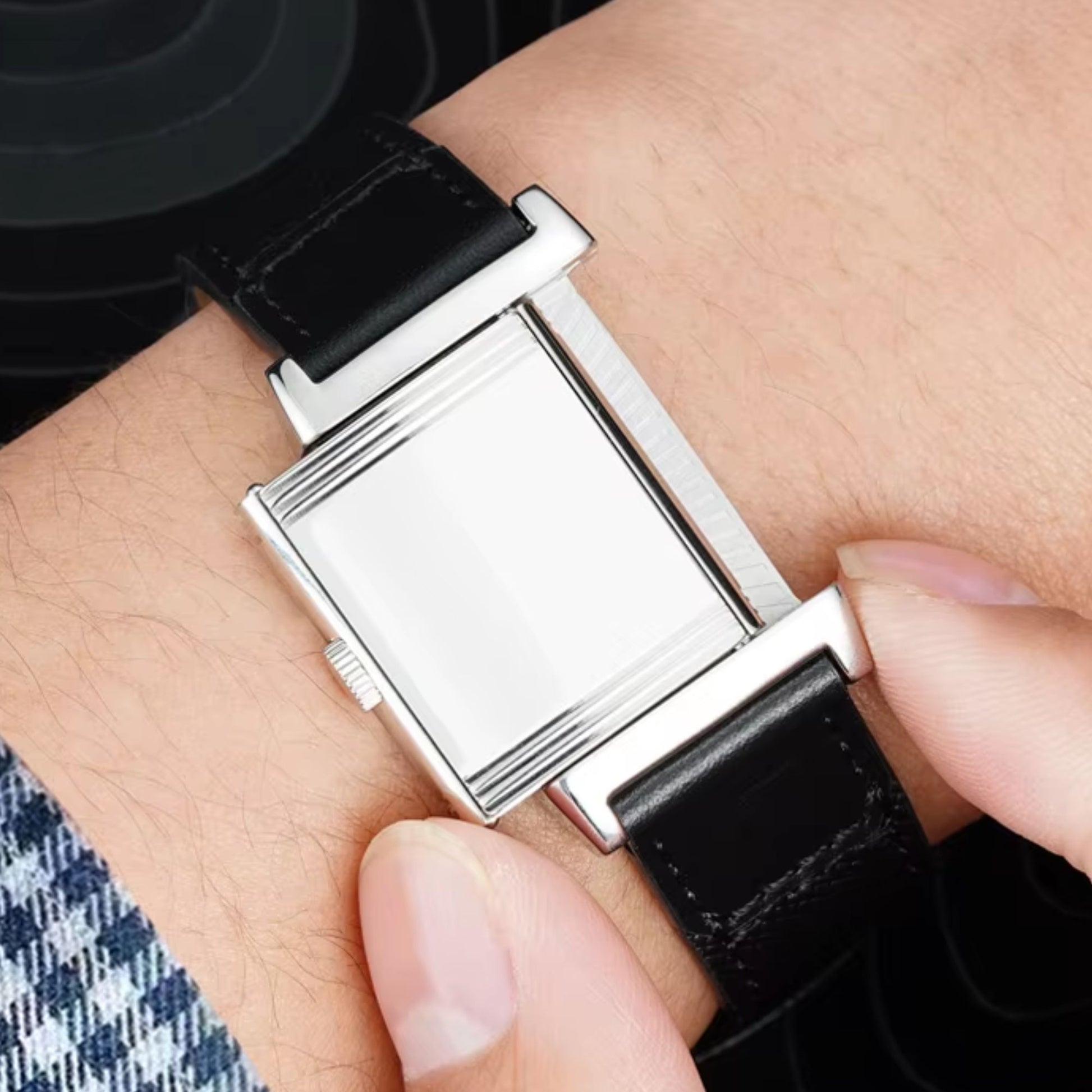 Square Watch Specht & Söhne SP0028 Overturn Ultrathin Ronda Quartz Movt