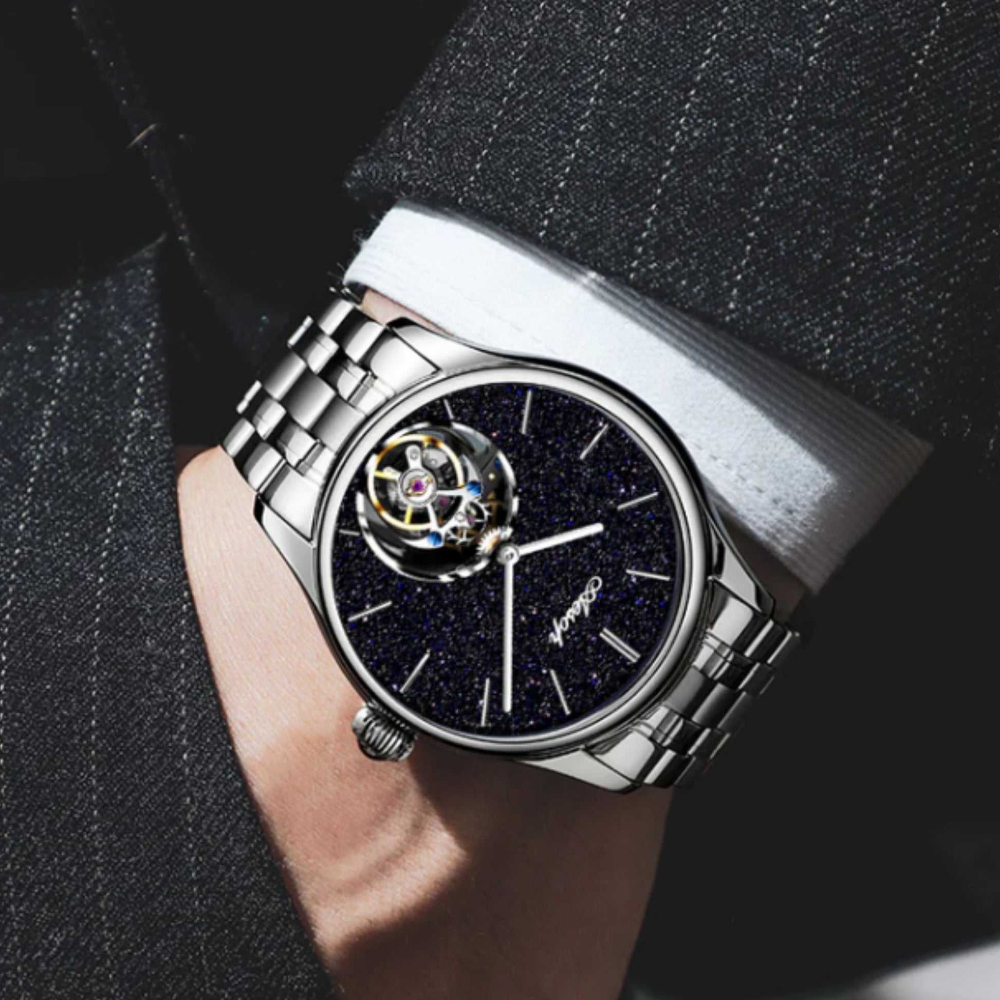 AESOP Original Tourbillon Skeleton Movement Watch 7050