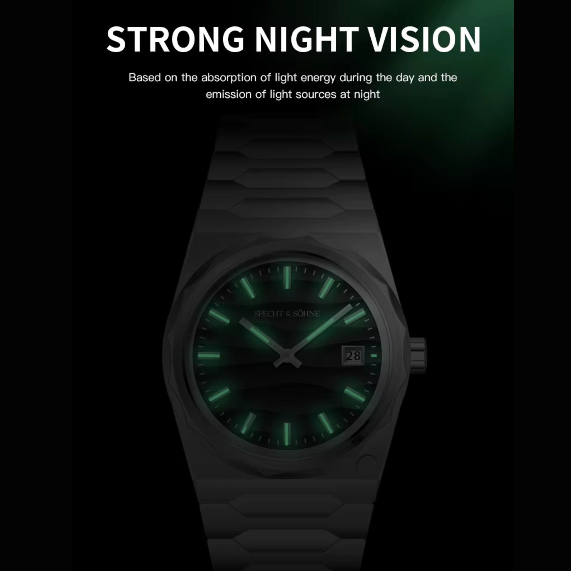 Specht & Söhne Quartz Sports Watches 50M Waterproof 37mm