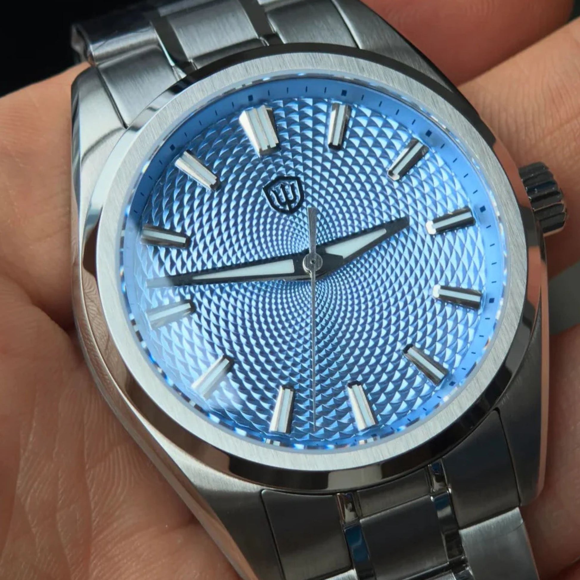 Watchdives WD0003G Guilloche Dial VH31 Men Watch