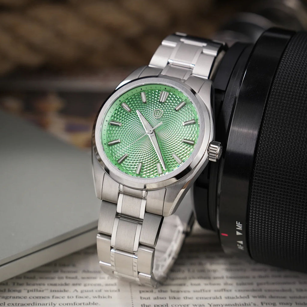 Watchdives WD0003G Guilloche Dial VH31 Men Watch