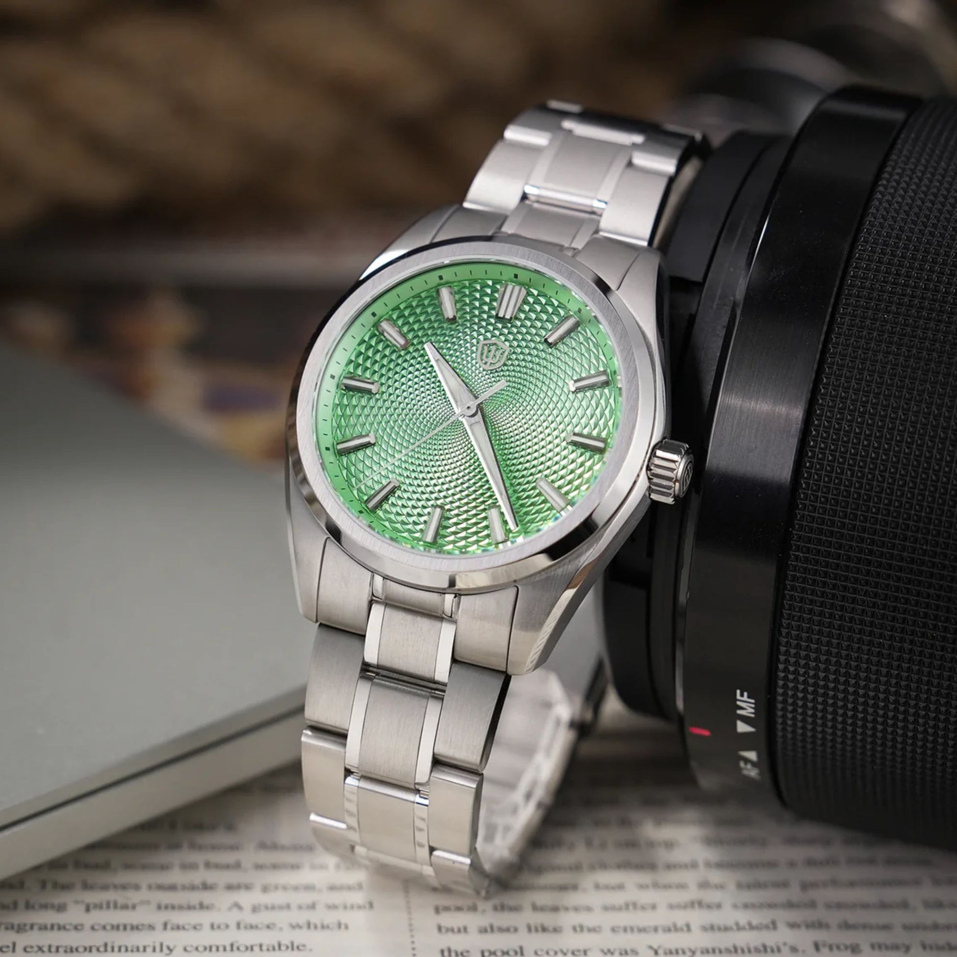 Watchdives WD0003G Guilloche Dial VH31 Men Watch