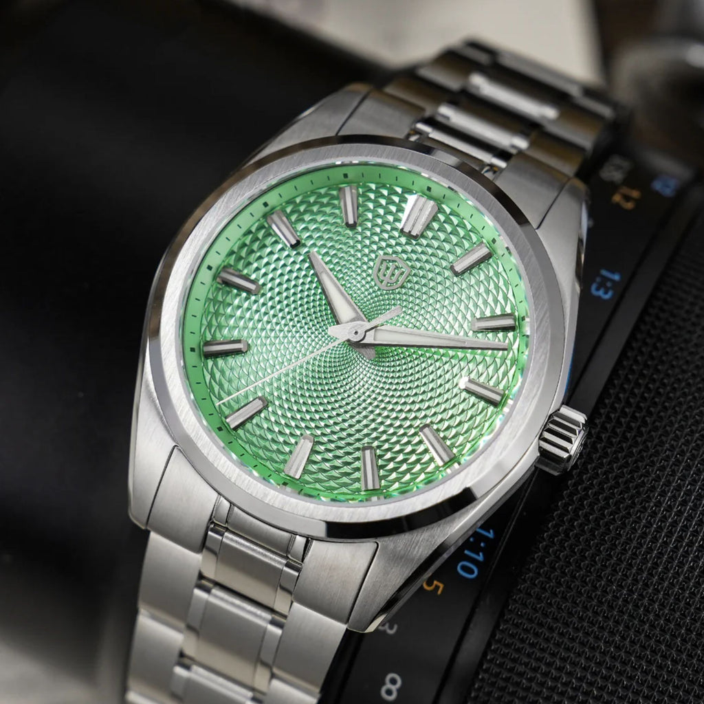Watchdives WD0003G Guilloche Dial VH31 Men Watch