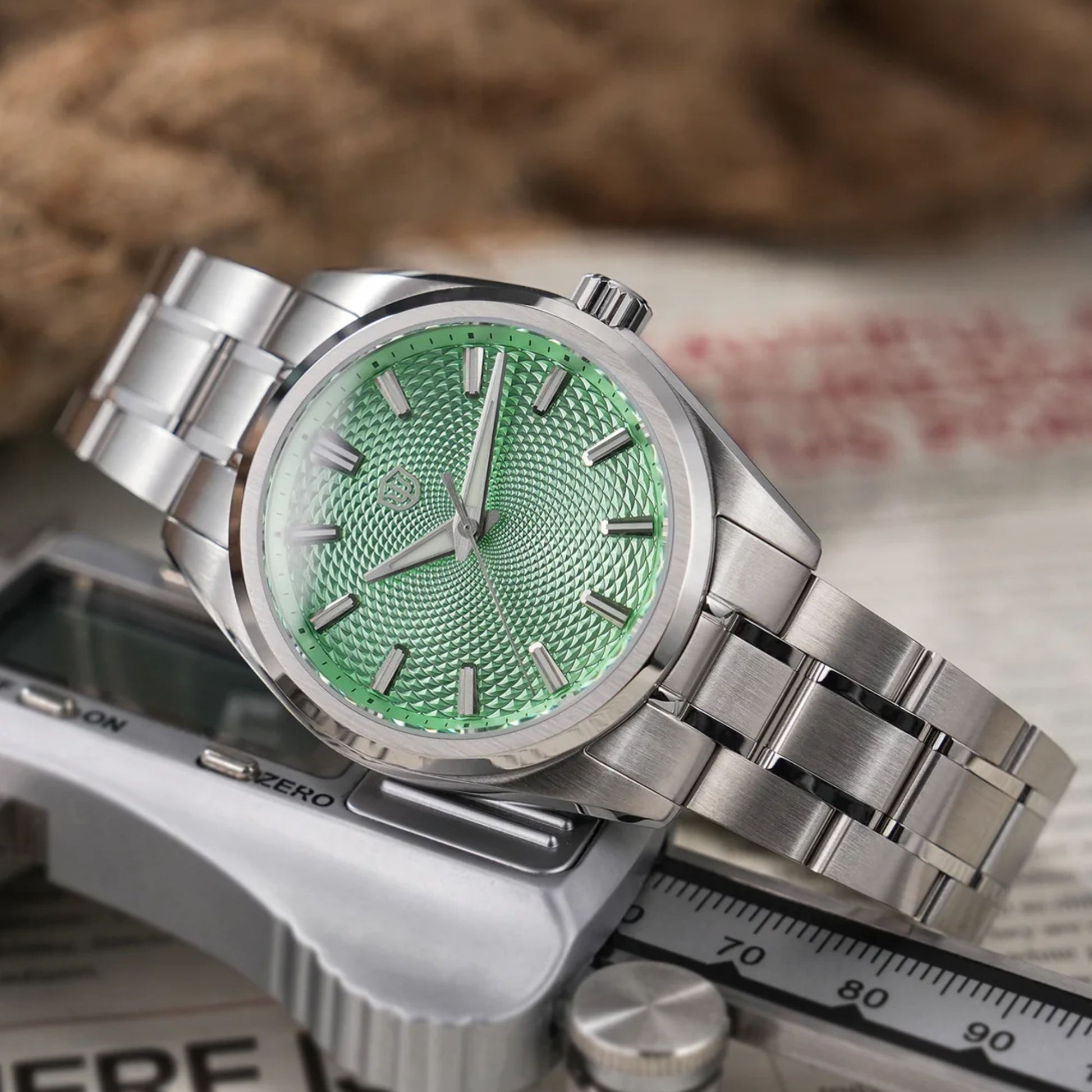 Watchdives WD0003G Guilloche Dial VH31 Men Watch