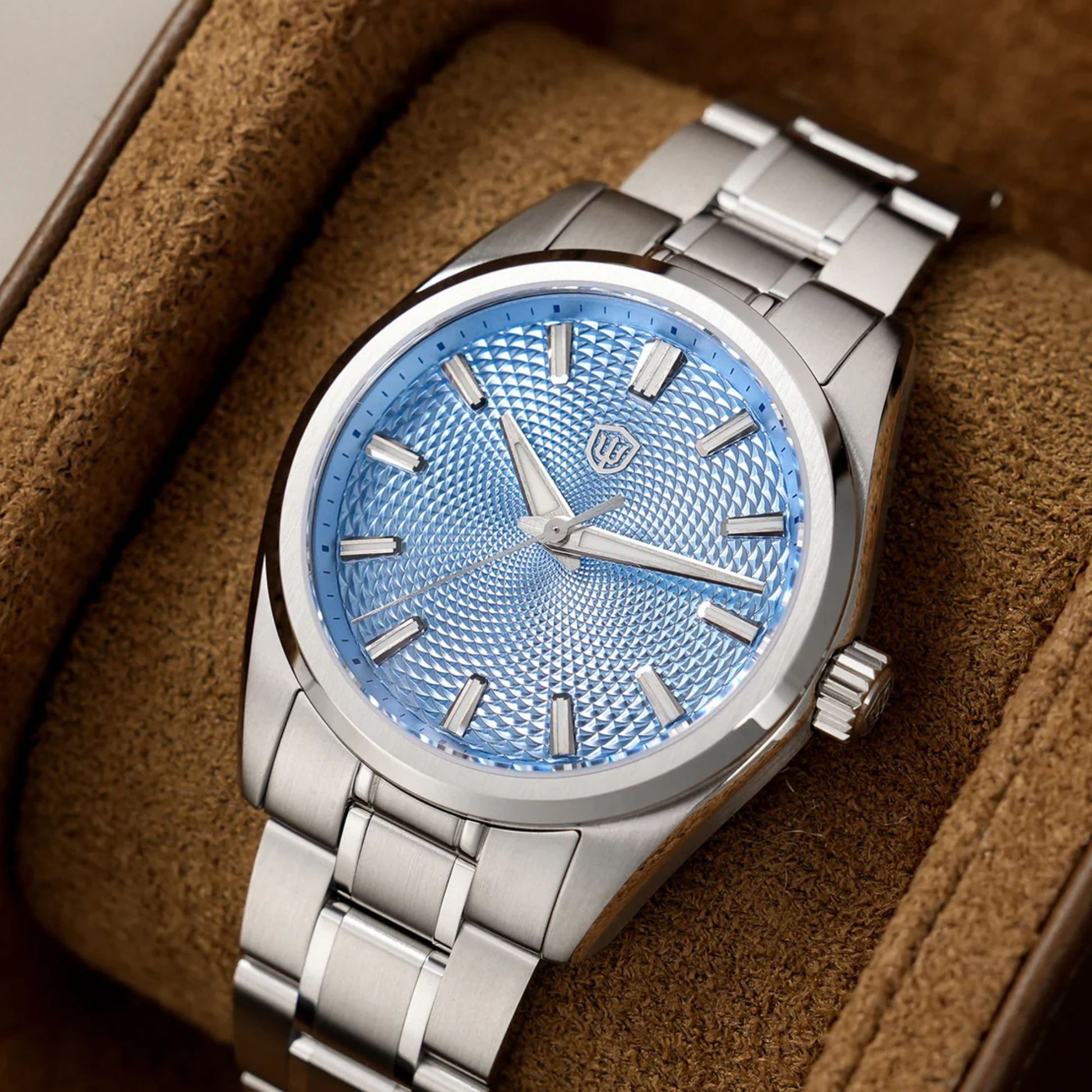 Watchdives WD0003G Guilloche Dial VH31 Men Watch