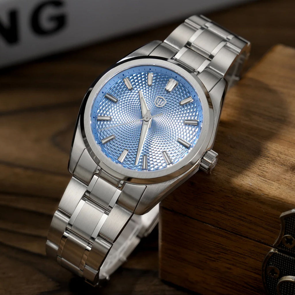 Watchdives WD0003G Guilloche Dial VH31 Men Watch