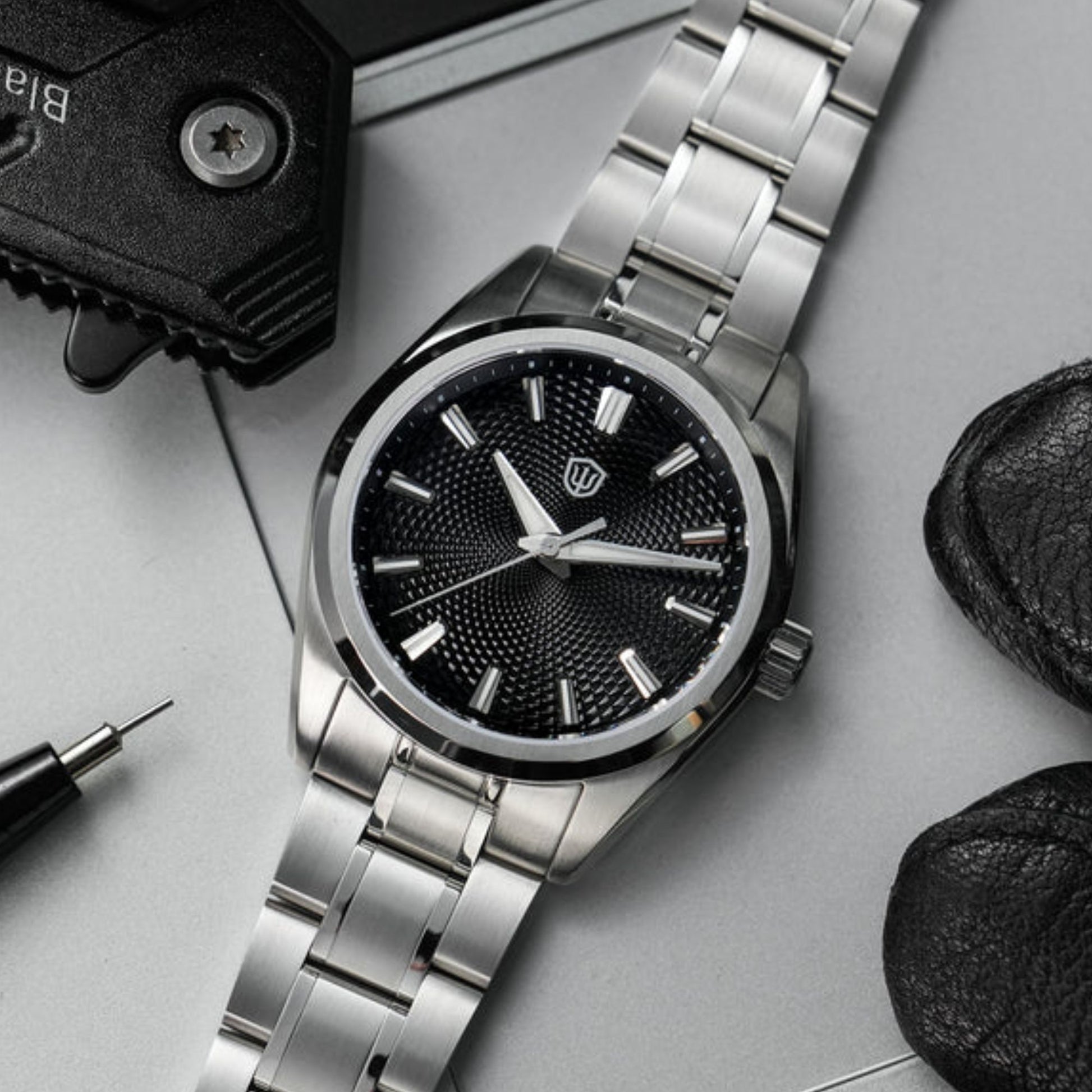 Watchdives WD0003G Guilloche Dial VH31 Men Watch