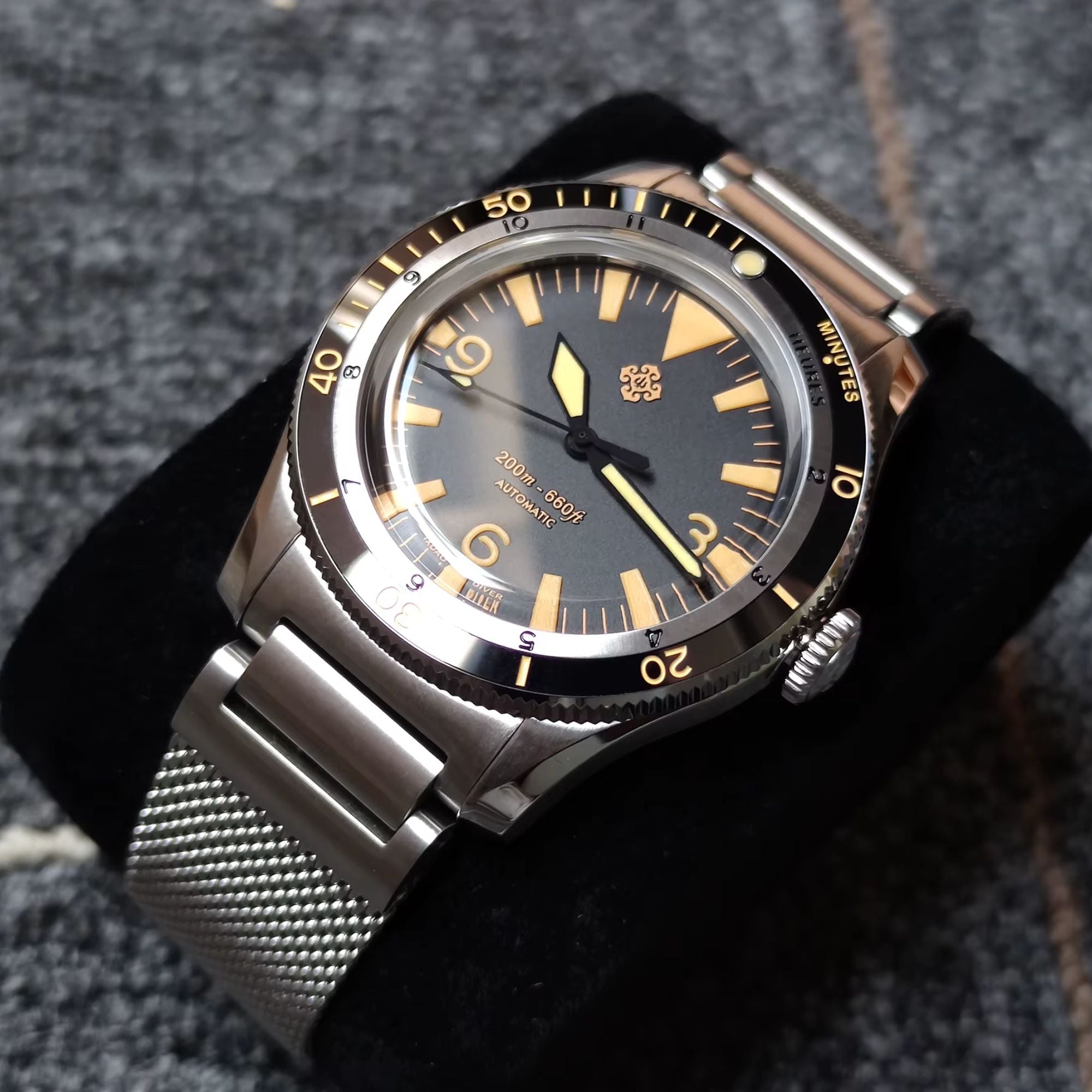 IXDAO 5303 Dive Watch for 40mm GMT Automatic with PT5000 Movement