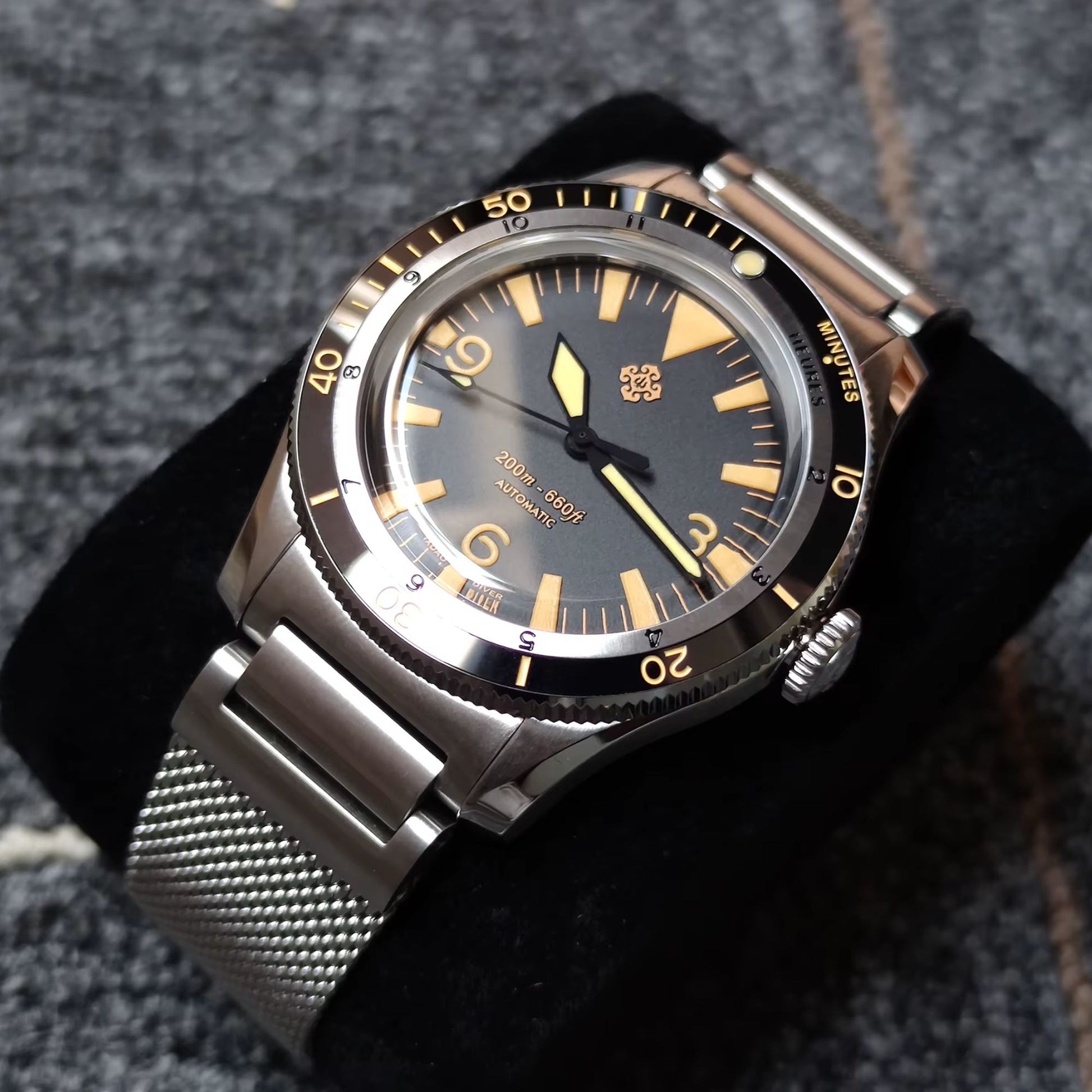 IXDAO 5303 Dive Watch for 40mm GMT Automatic with PT5000 Movement