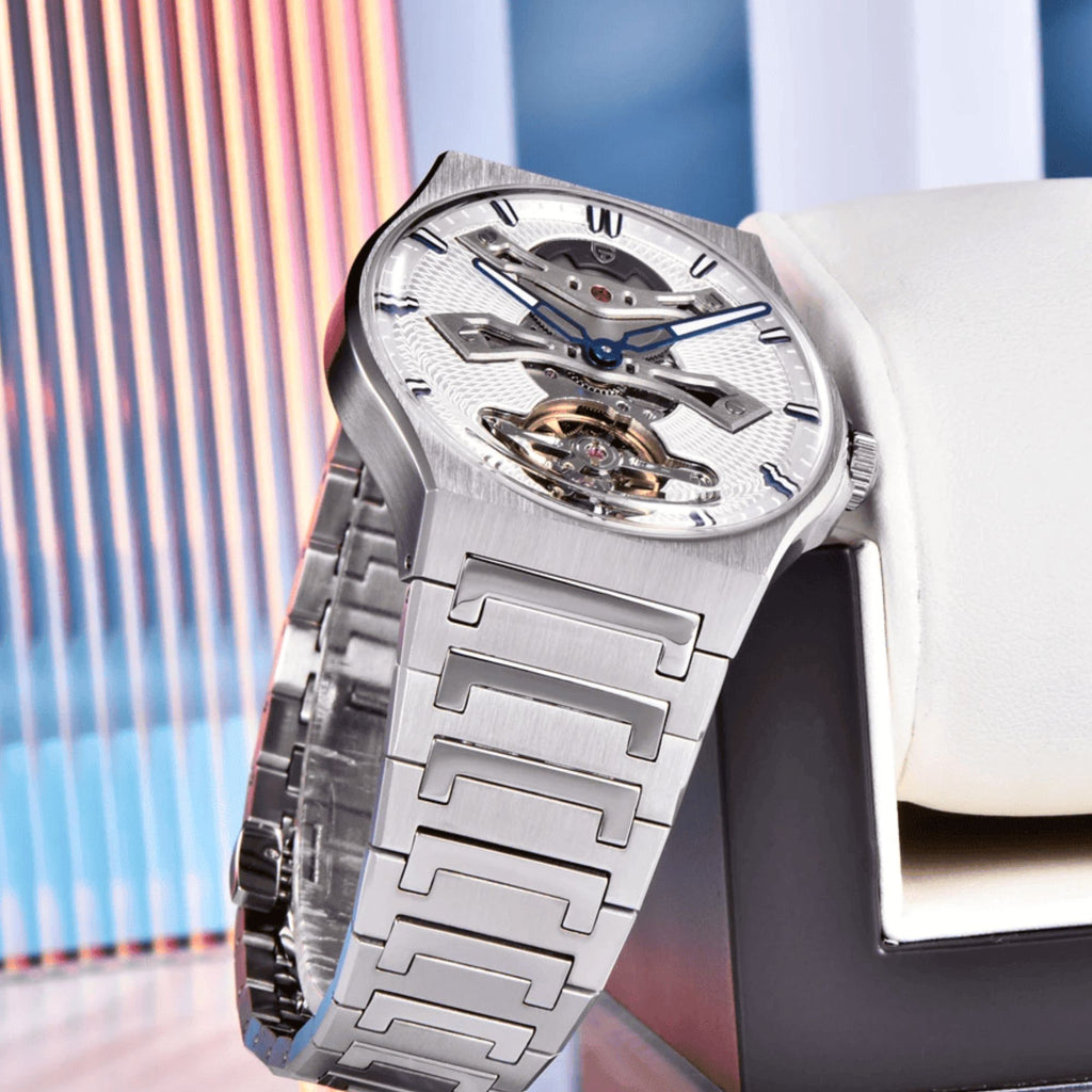 PAGANI DESIGN PD-YS028 Automatic Watch Unique Stainless Steel Mechanical Wrist Watch for Men