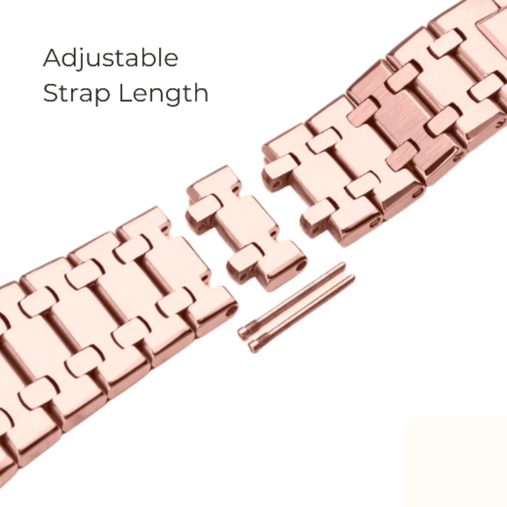 Casioak Frost Solid Stainless Steel Watch Band GA2100 & GM2100 - Rosegold